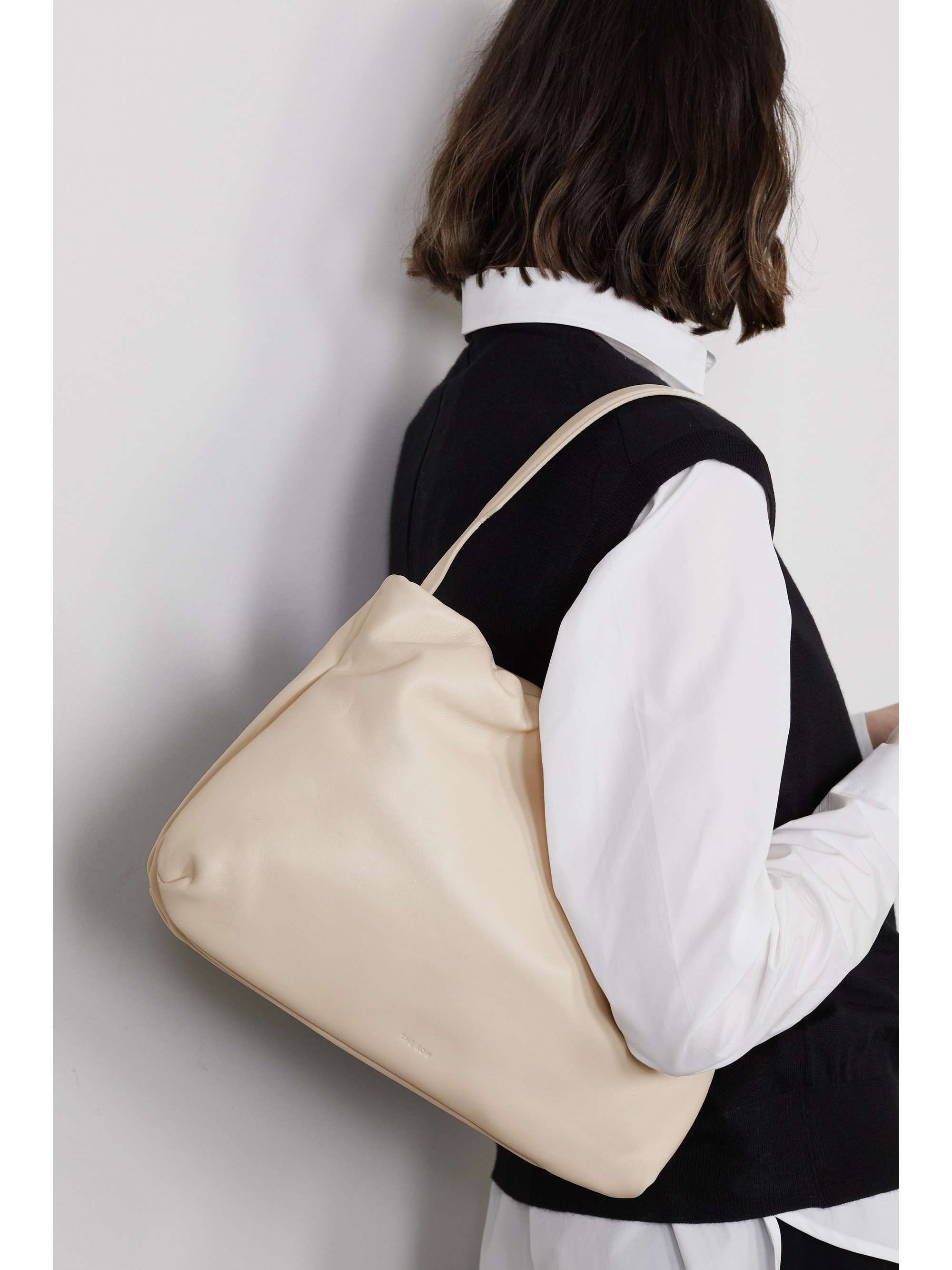 THE ROW Bourse leather shoulder bag