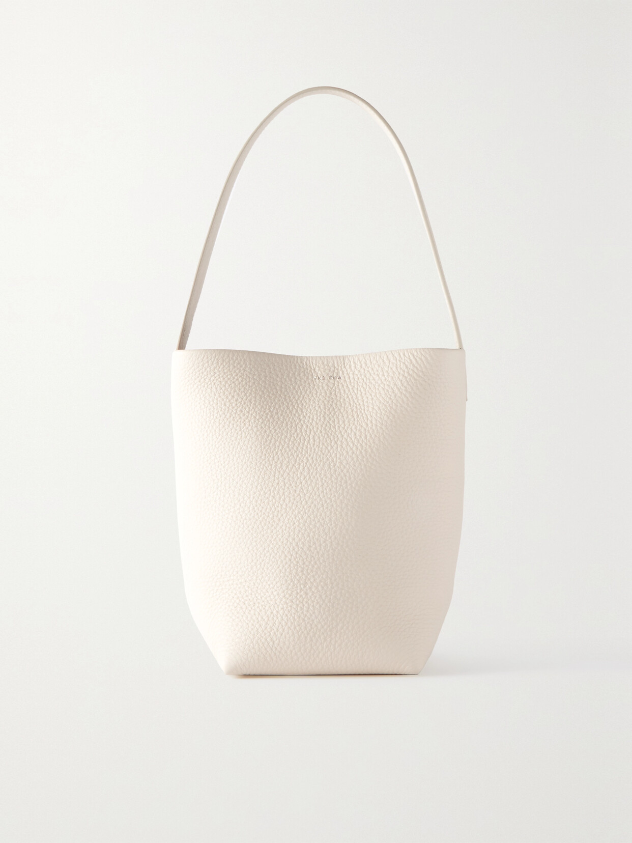 Shop The Row N/s Park Small Textured-leather Tote In Ivory