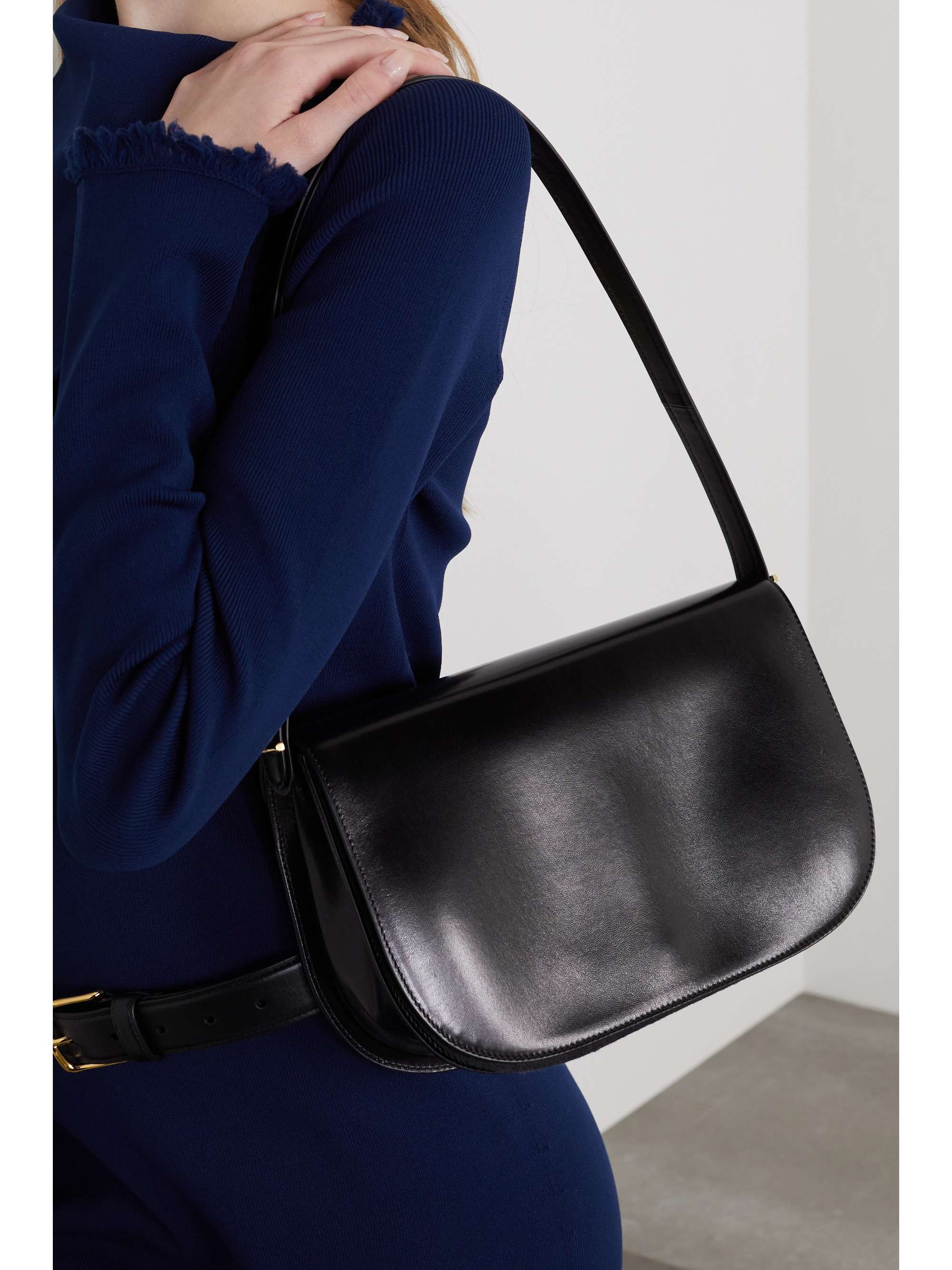 THE ROW Marion leather shoulder bag