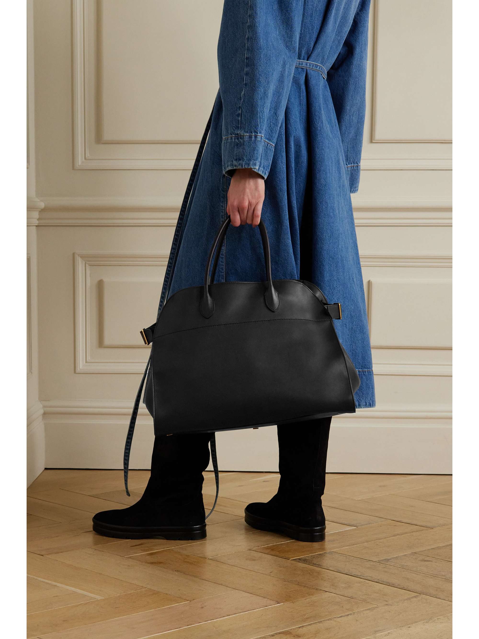 限定25％OFF】 THE ROW Margaux leather tote レザー バッグの通販 by wcookeseye's shop｜ラクマ 