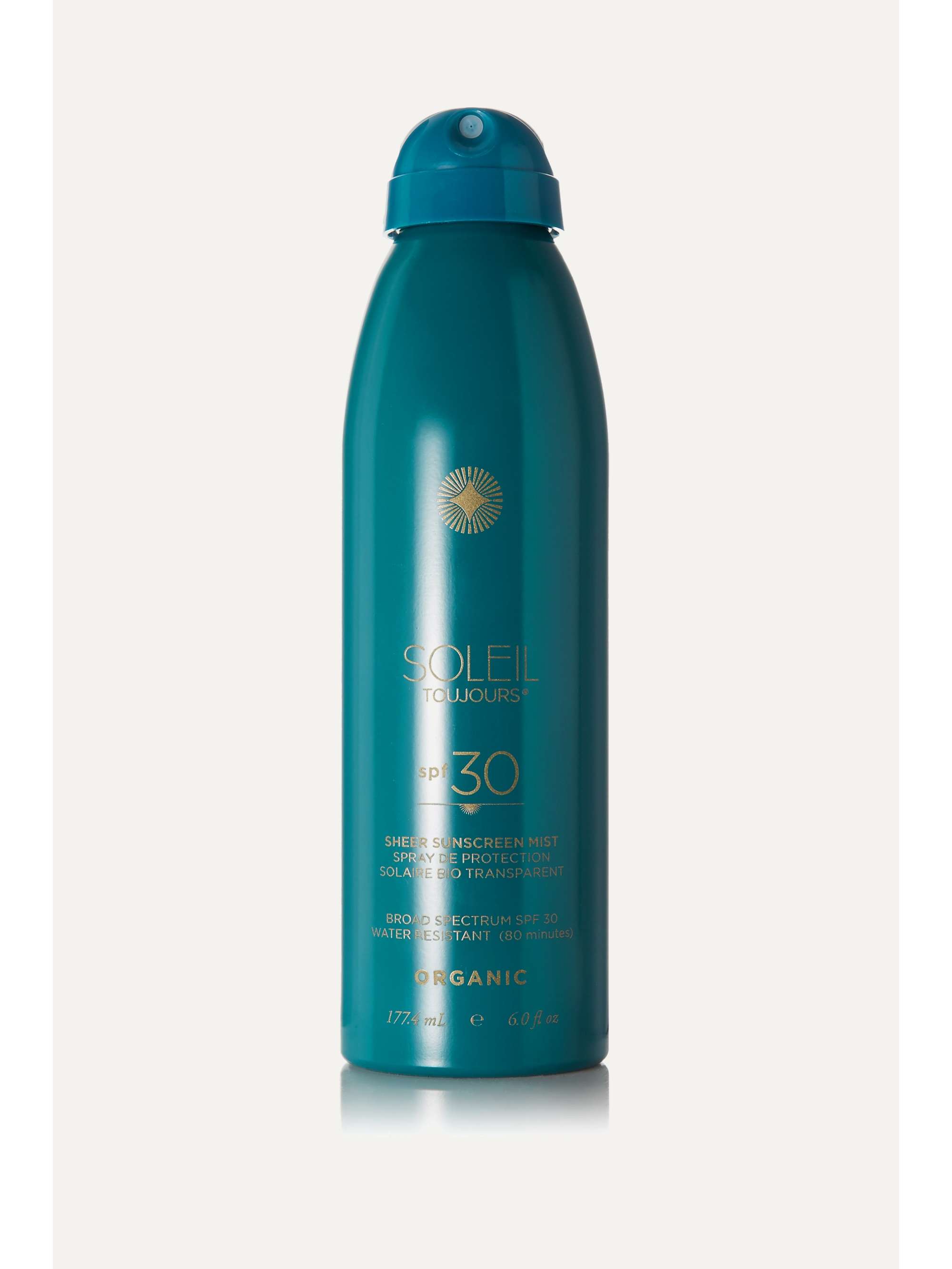 SOLEIL TOUJOURS + NET SUSTAIN SPF30 Organic Sheer Sunscreen Mist, 177.4ml