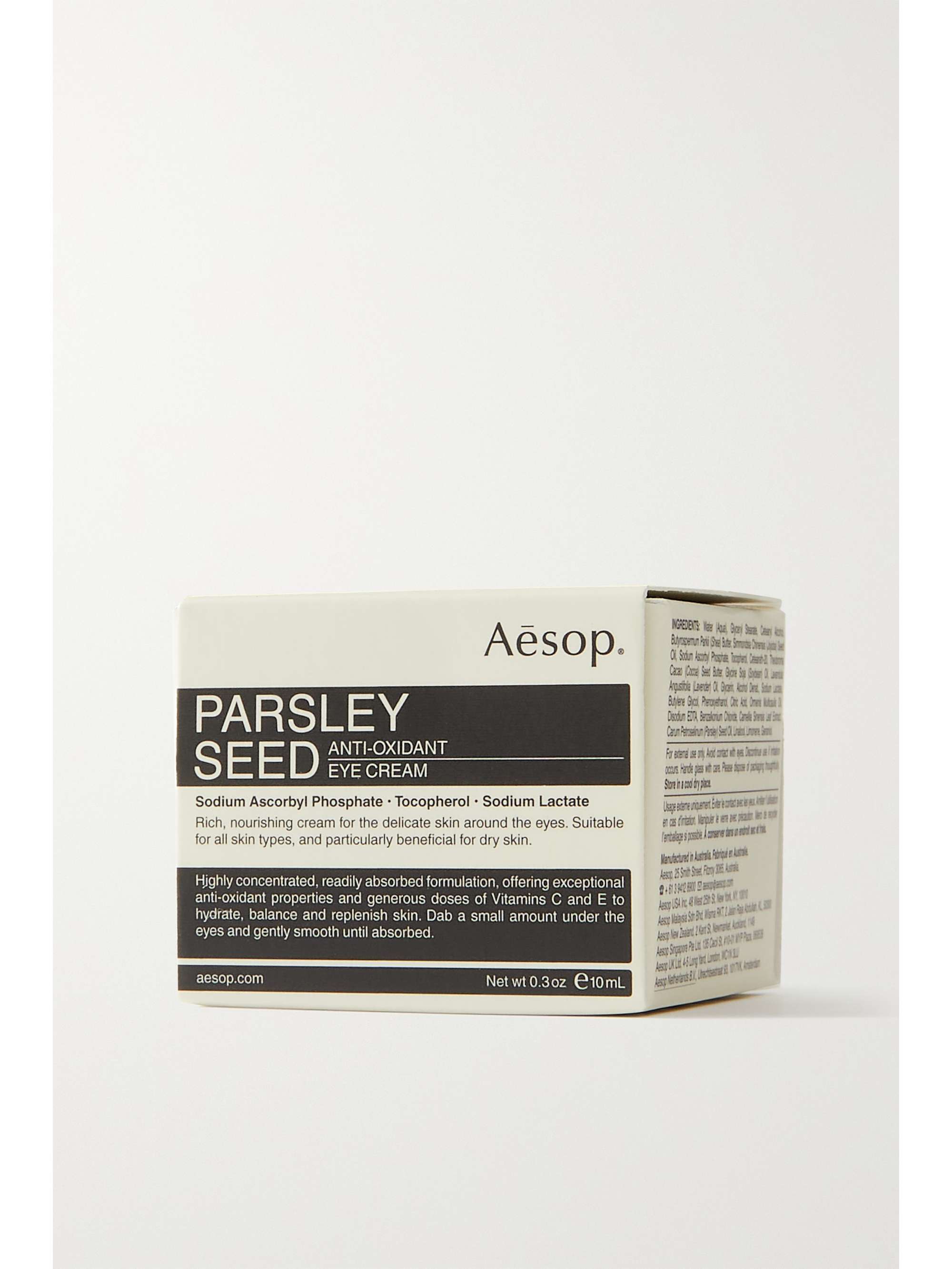 AESOP Parsley Seed AntiOxidant Eye Cream, 0.3oz NETAPORTER