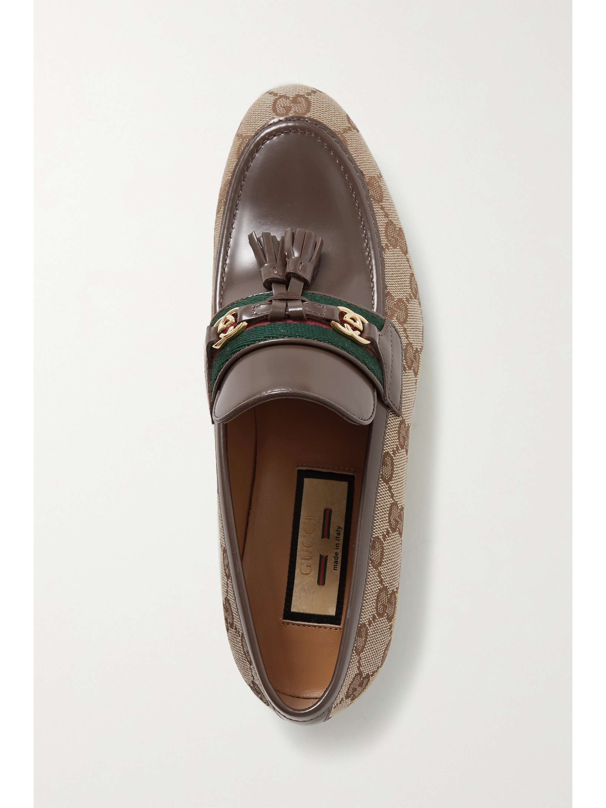 gucci canvas loafer