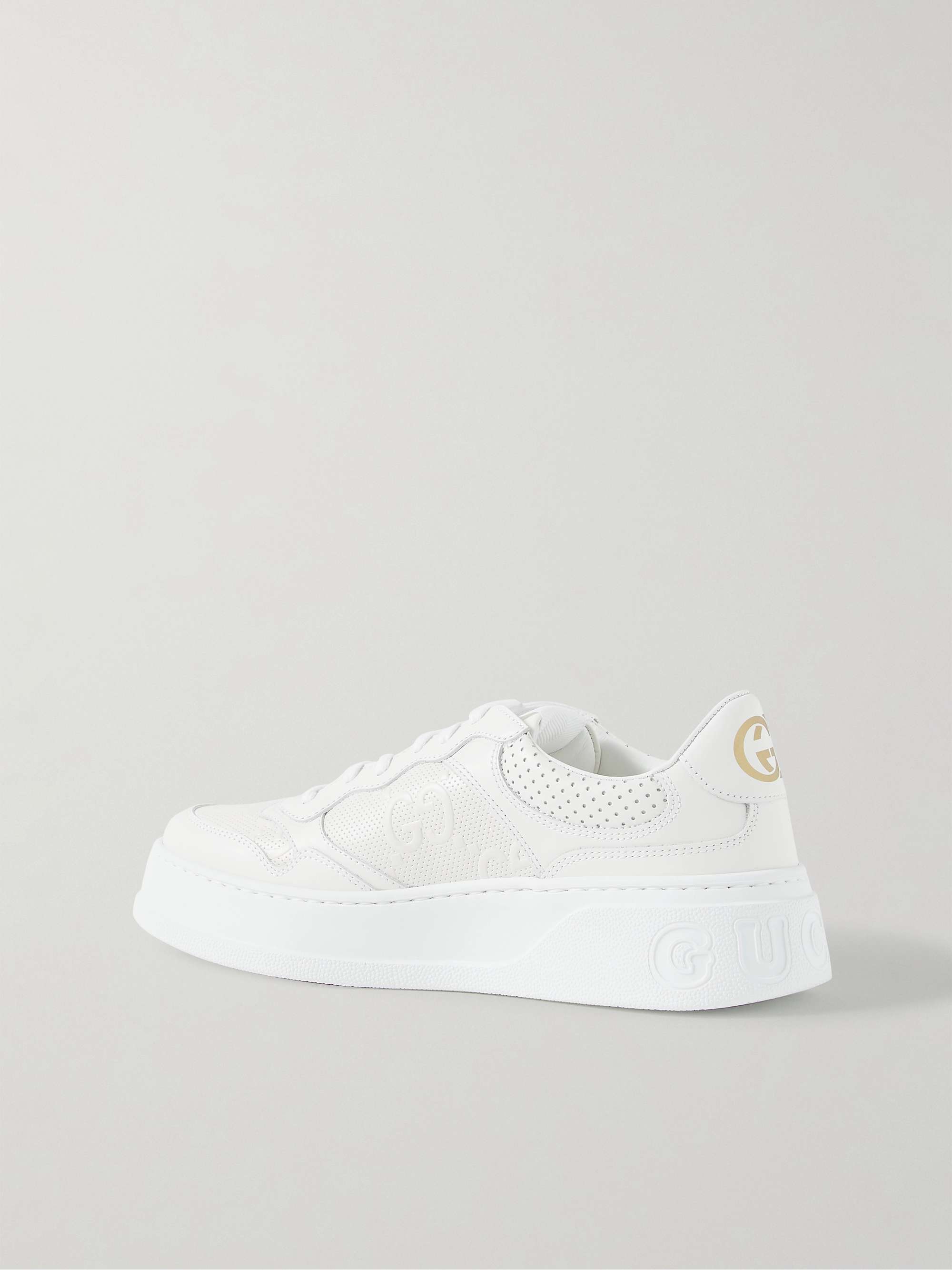 GUCCI CHUNKY B Sneakers aus perforiertem Leder
