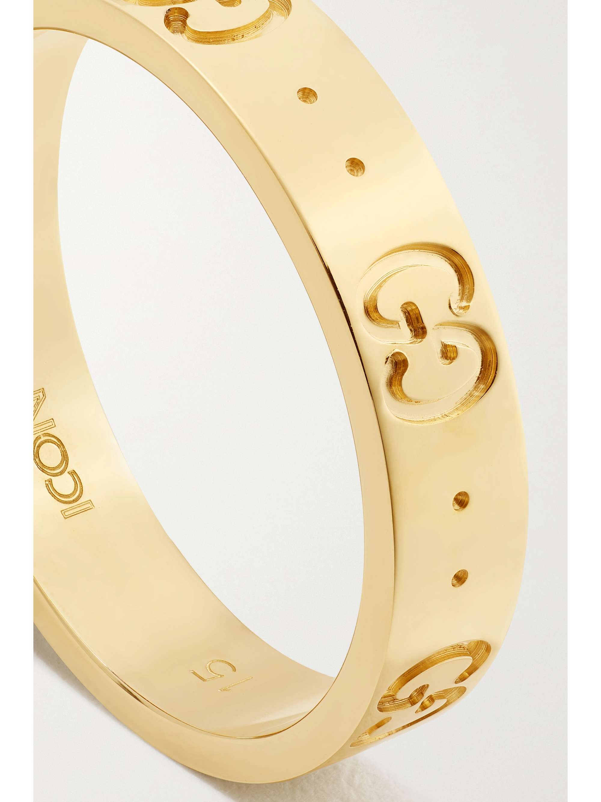 GUCCI Icon 18-karat gold ring