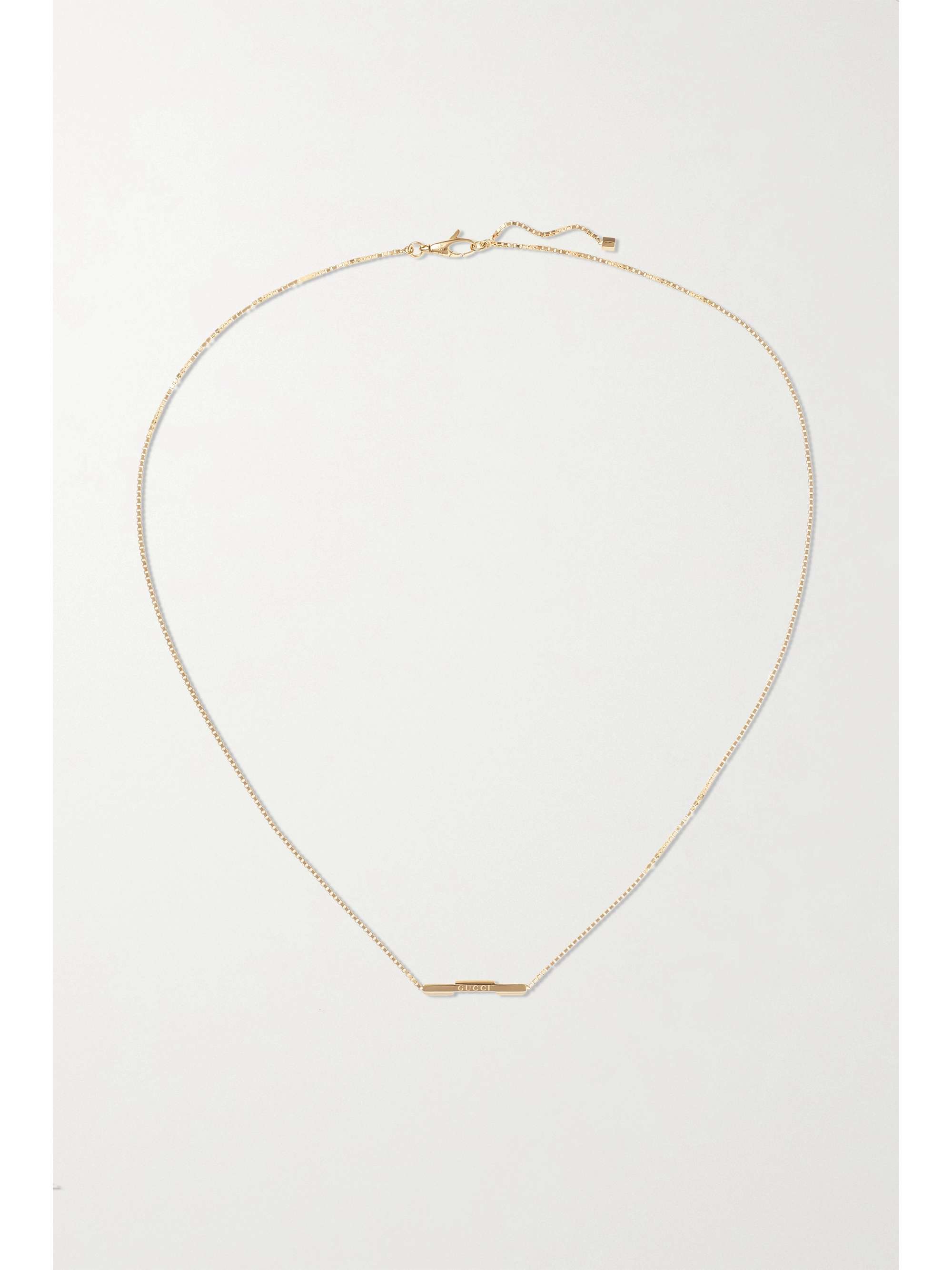 GUCCI Link to Love 18-karat gold necklace