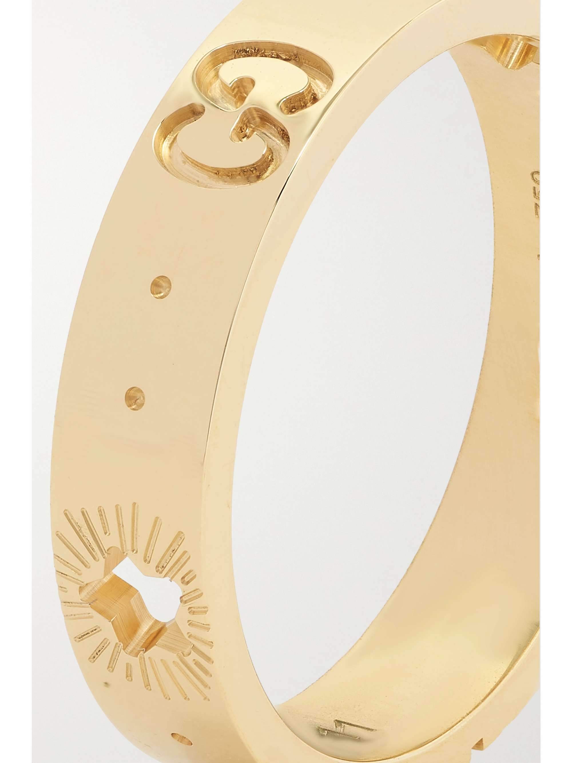 GUCCI Icon 18-karat gold ring