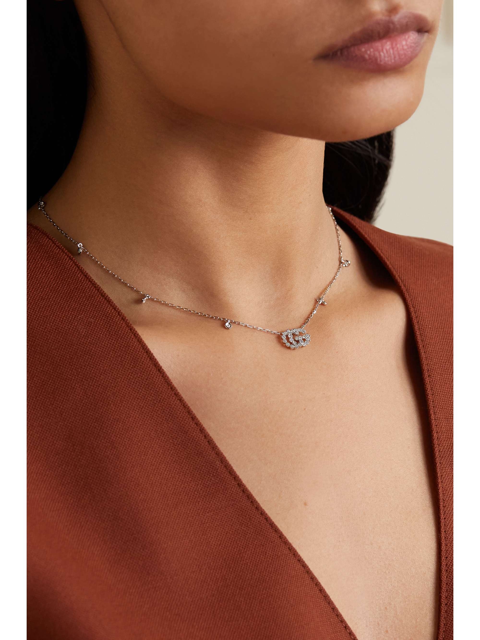 GG Running 18-karat necklace | NET-A-PORTER