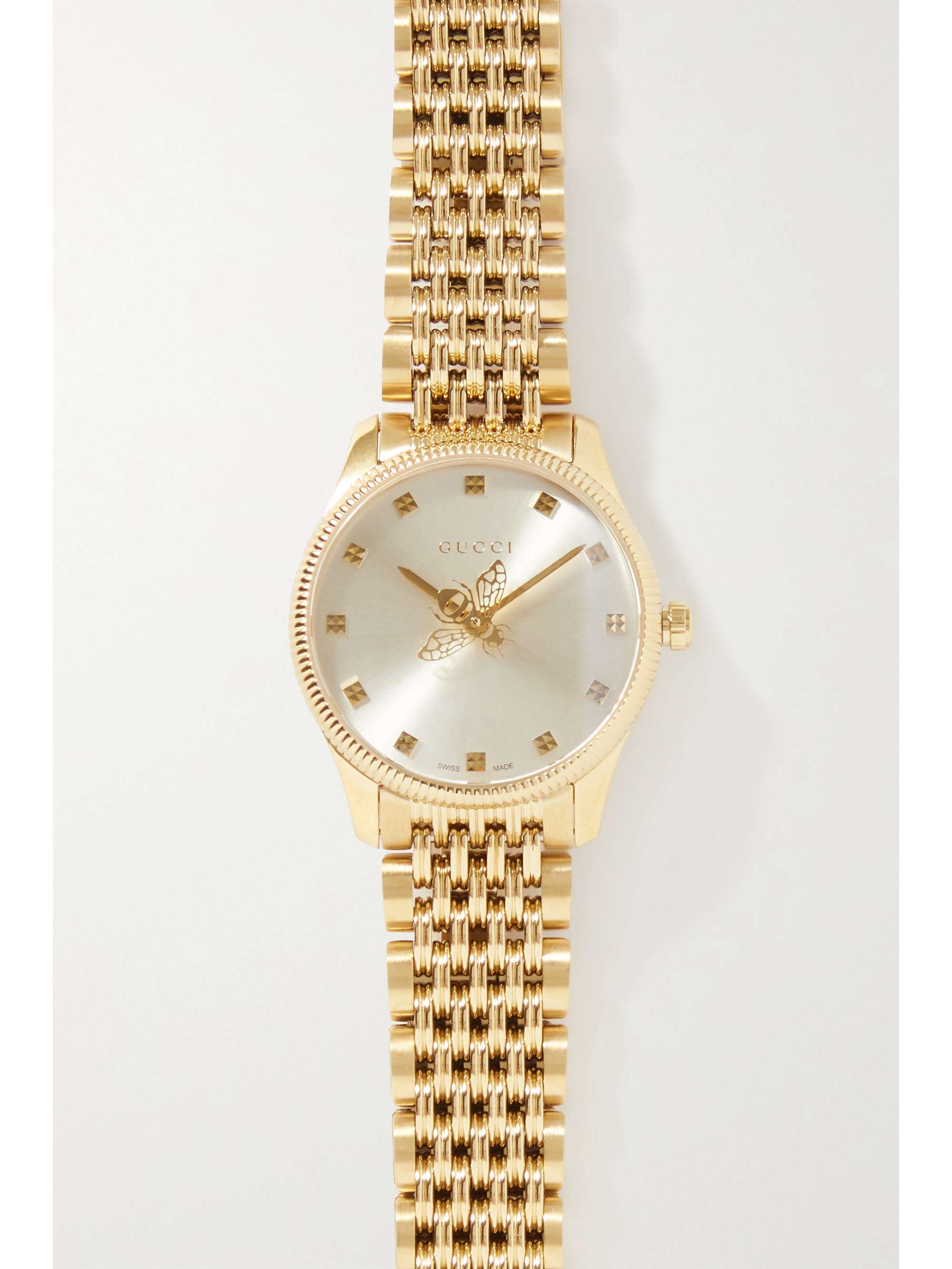 GUCCI G-Timeless 29mm gold PVD-plated watch | NET-A-PORTER