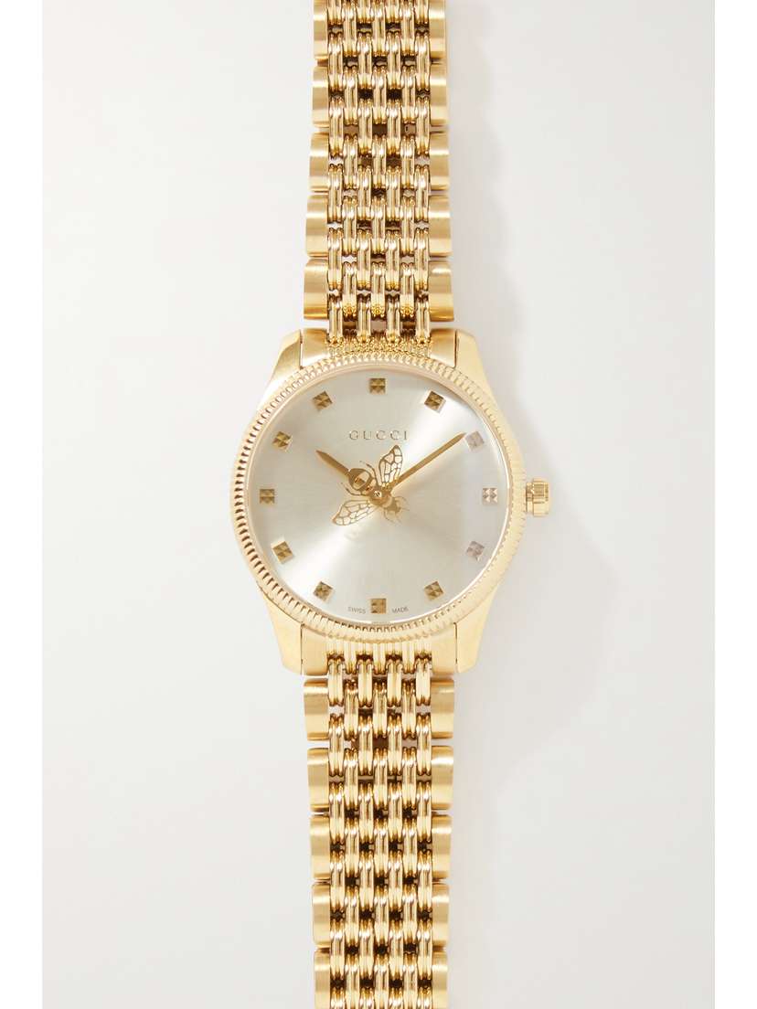 Gucci G-timeless 29mm Gold Pvd-plated Watch