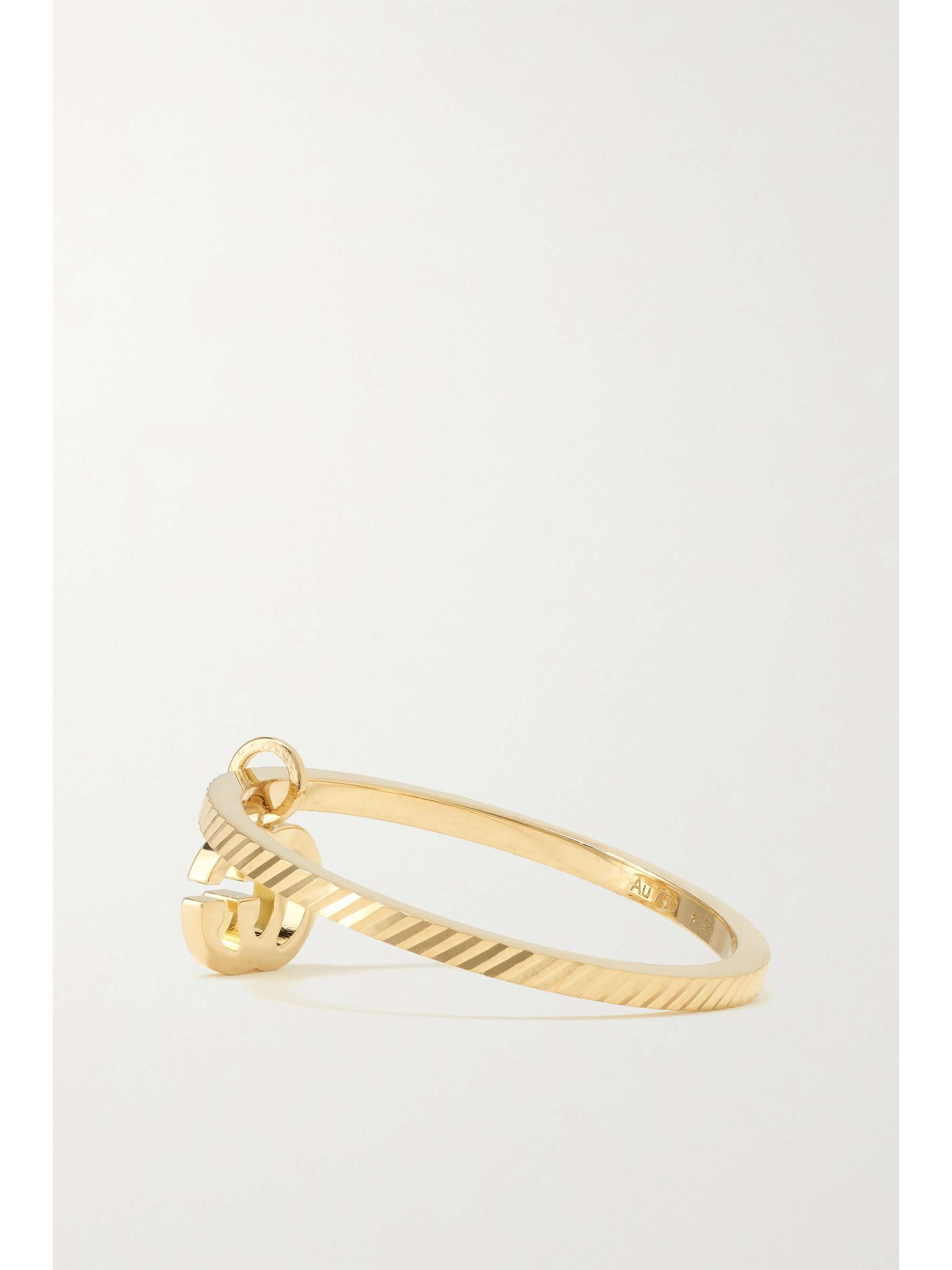 GUCCI GG Running 18-karat gold ring