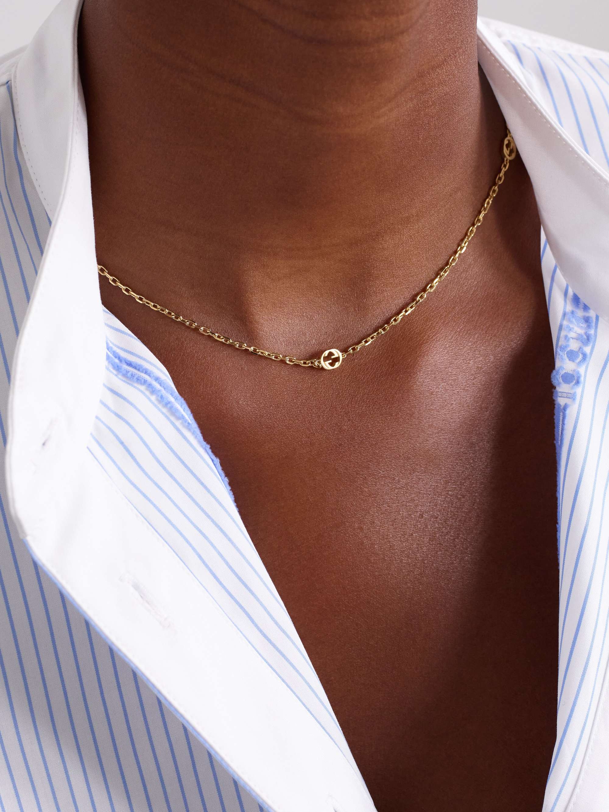 GUCCI 18-karat gold necklace