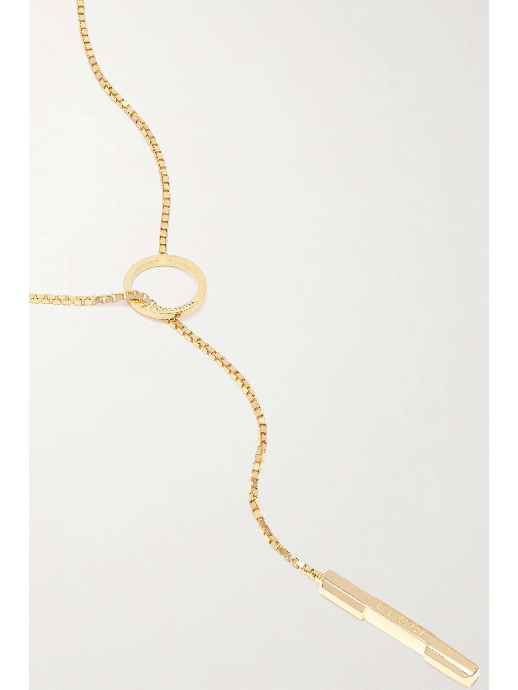 GUCCI Link to Love 18-karat gold necklace