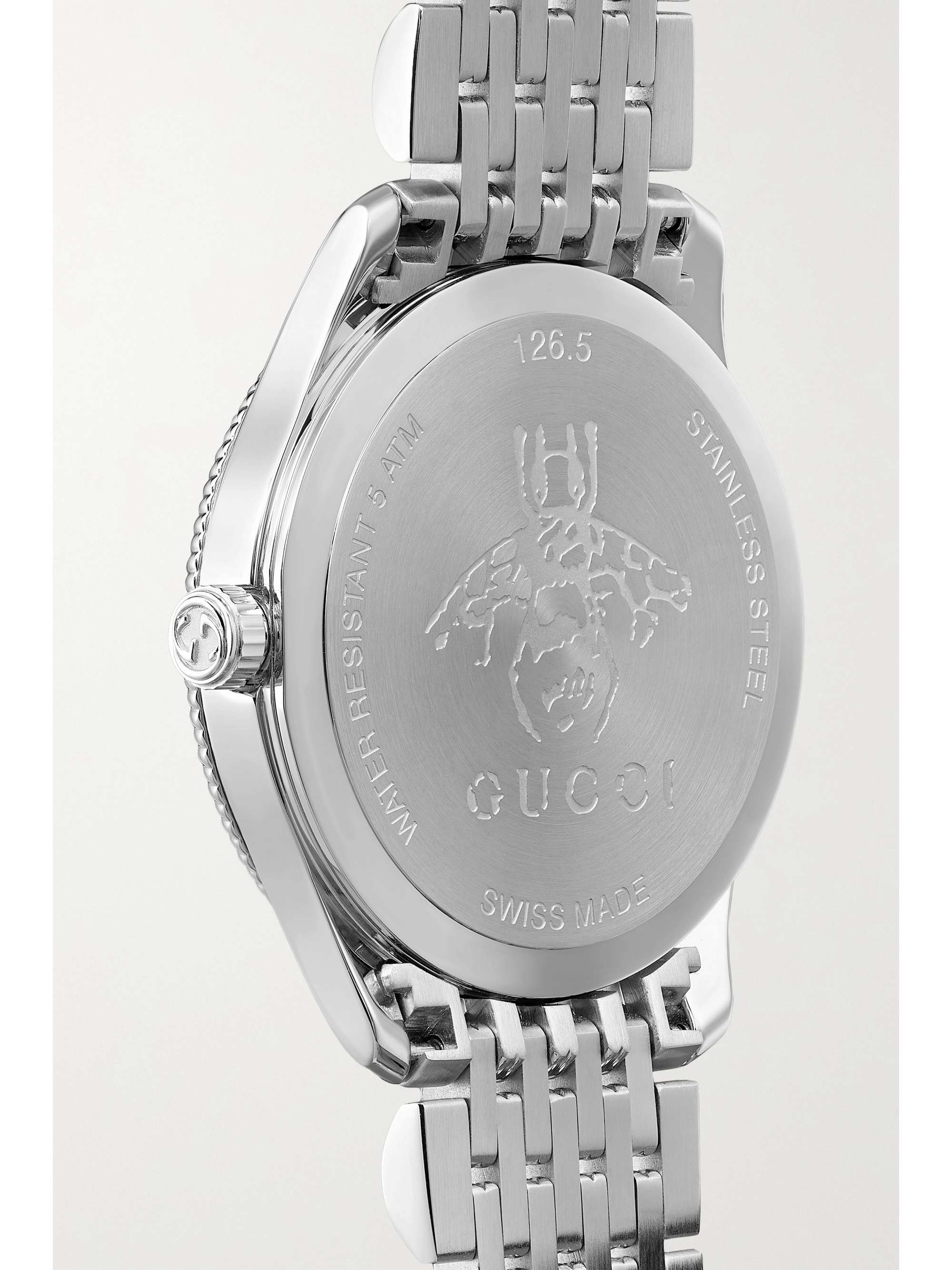 GUCCI Montre en acier inoxydable G-Timeless, 29 mm