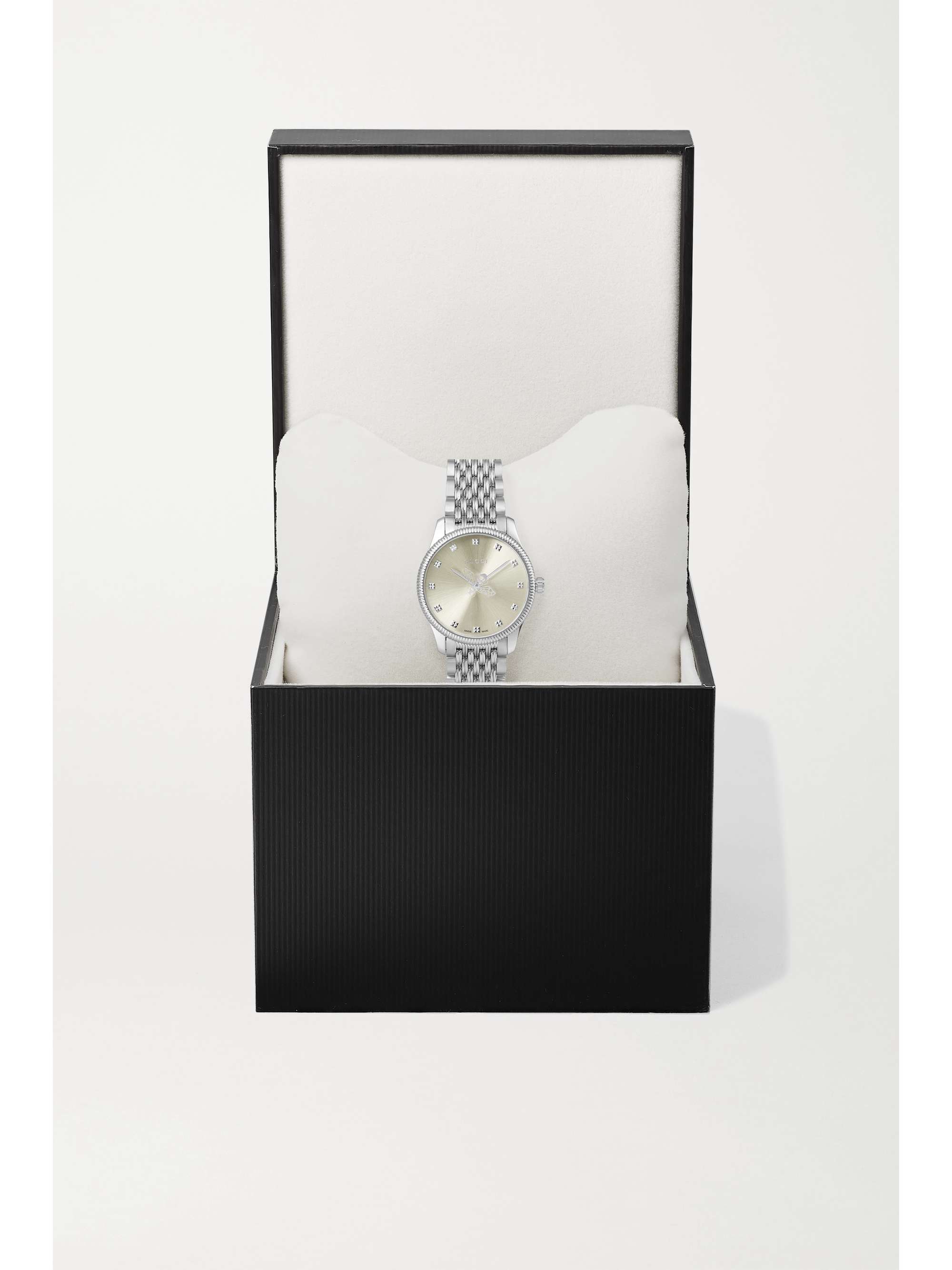 GUCCI Montre en acier inoxydable G-Timeless, 29 mm