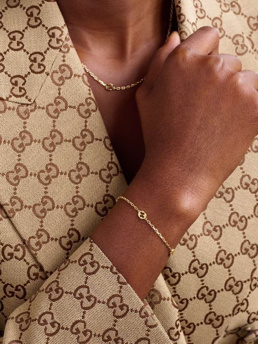 Gucci 18-karat Gold Bracelet - back view in Gold