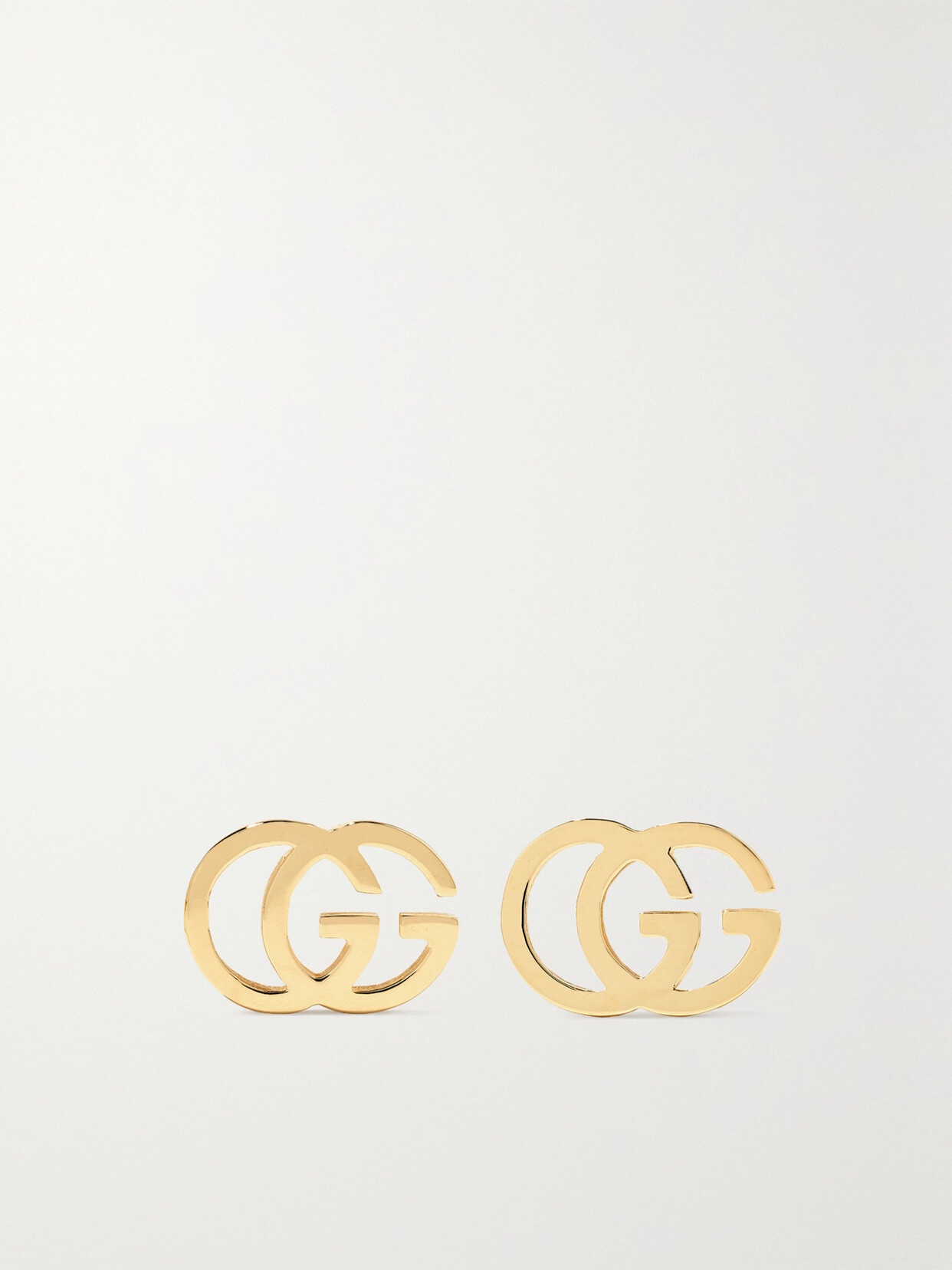 Gucci Gg Tissue 18-karat Gold Earrings