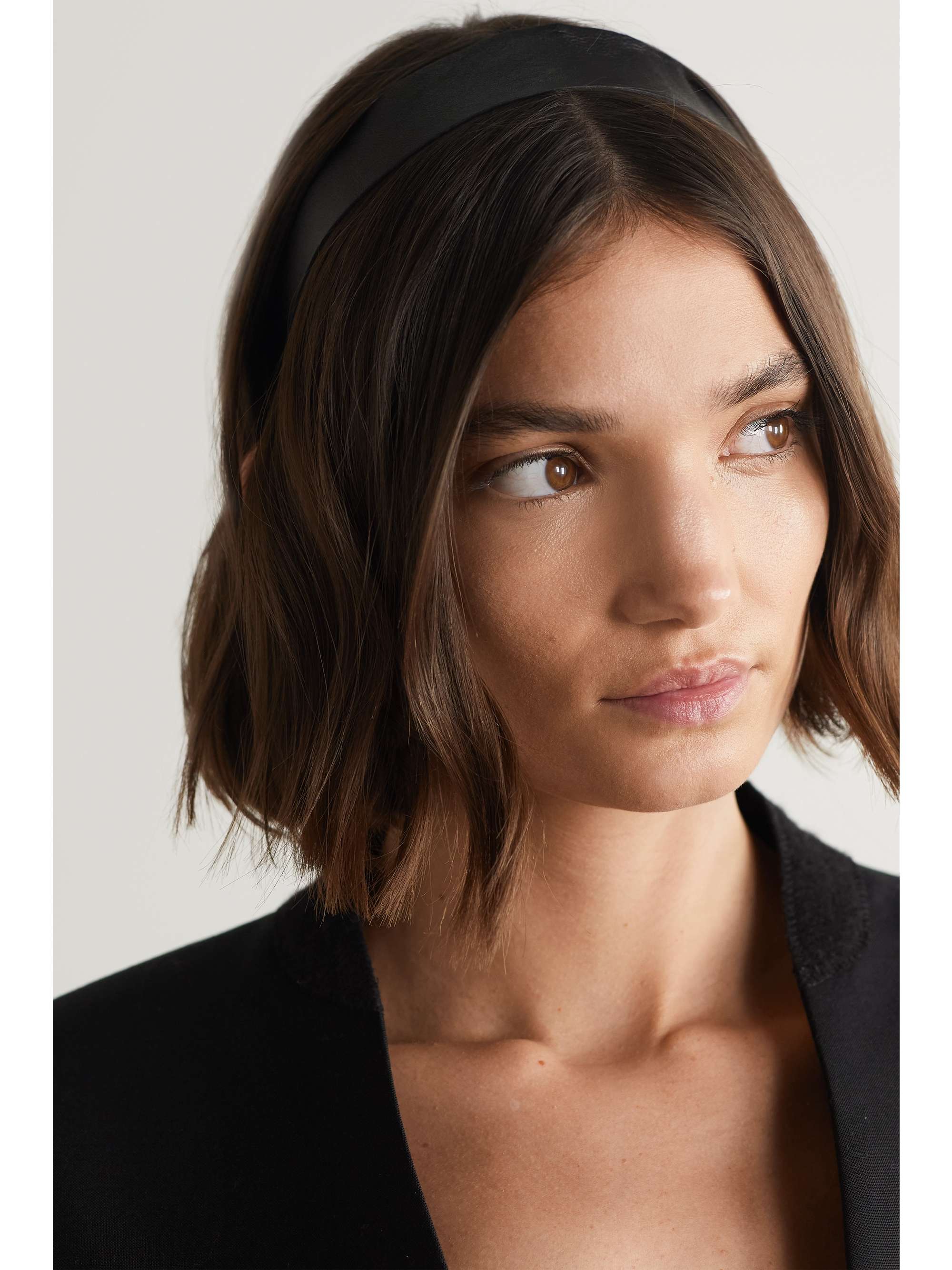 BALMAIN PARIS HAIR COUTURE Textured-leather headband