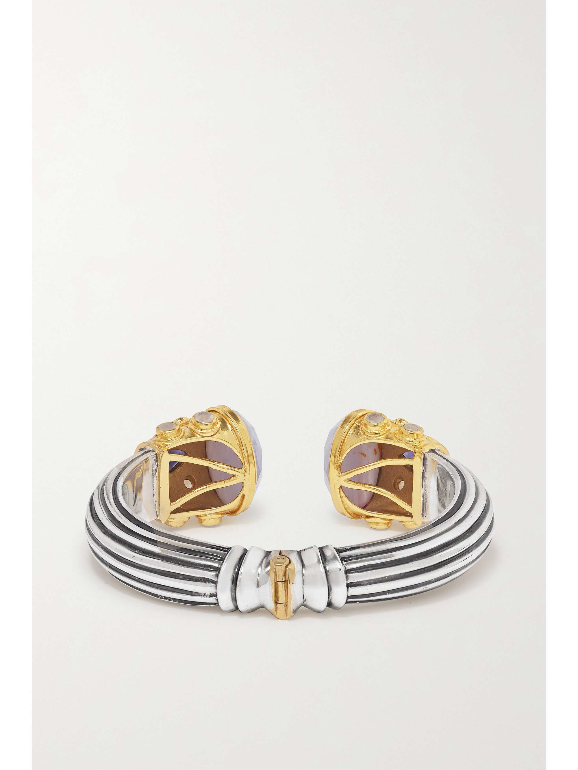 AMRAPALI LONDON Gold-plated sterling silver multi-stone cuff