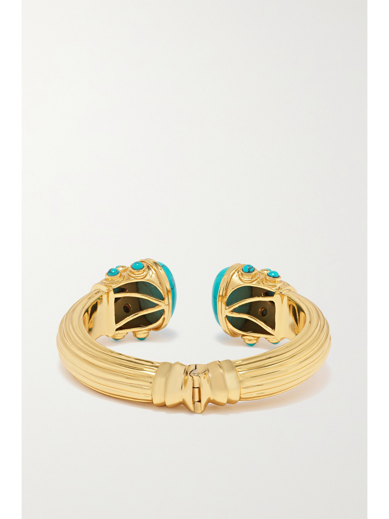 Shop Amrapali Gold-plated Turquoise Cuff