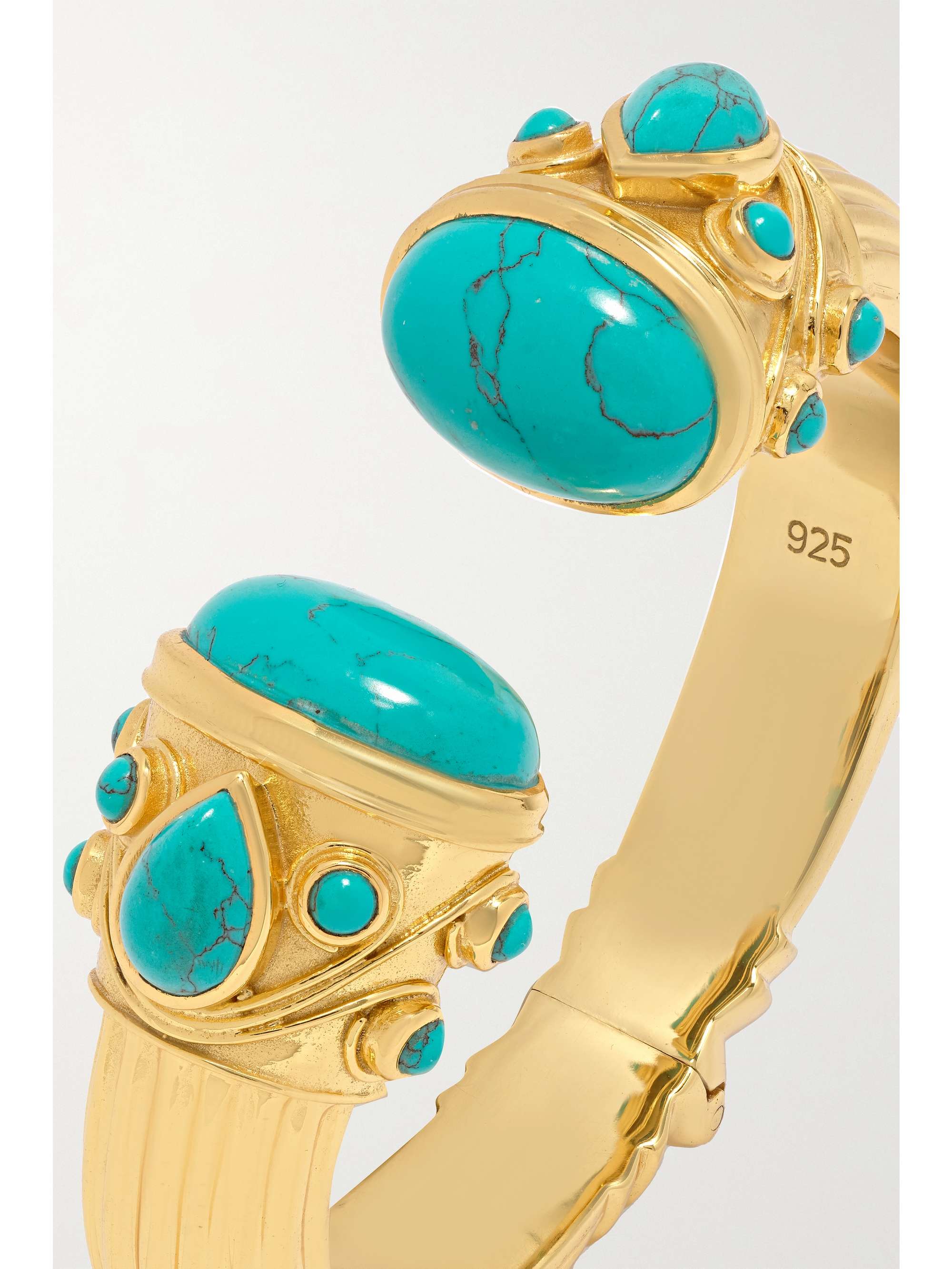 AMRAPALI LONDON Gold-plated turquoise cuff