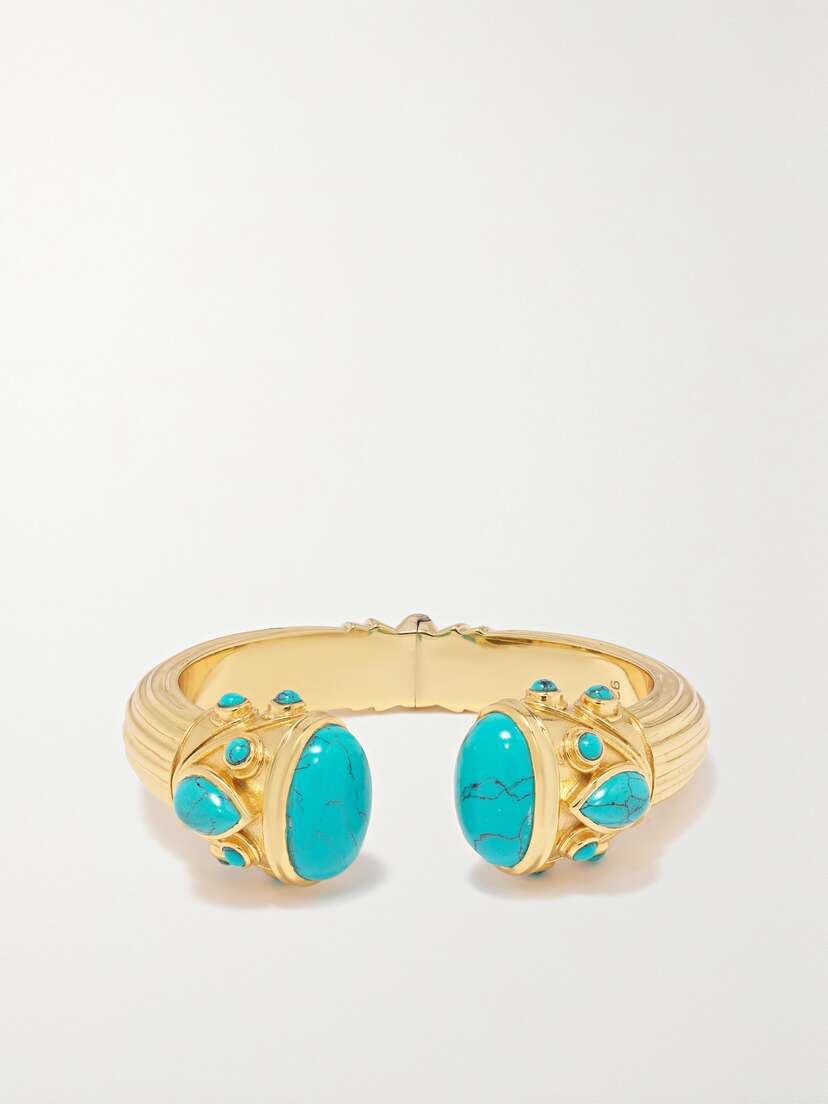 Amrapali London plated Turquoise Cuff