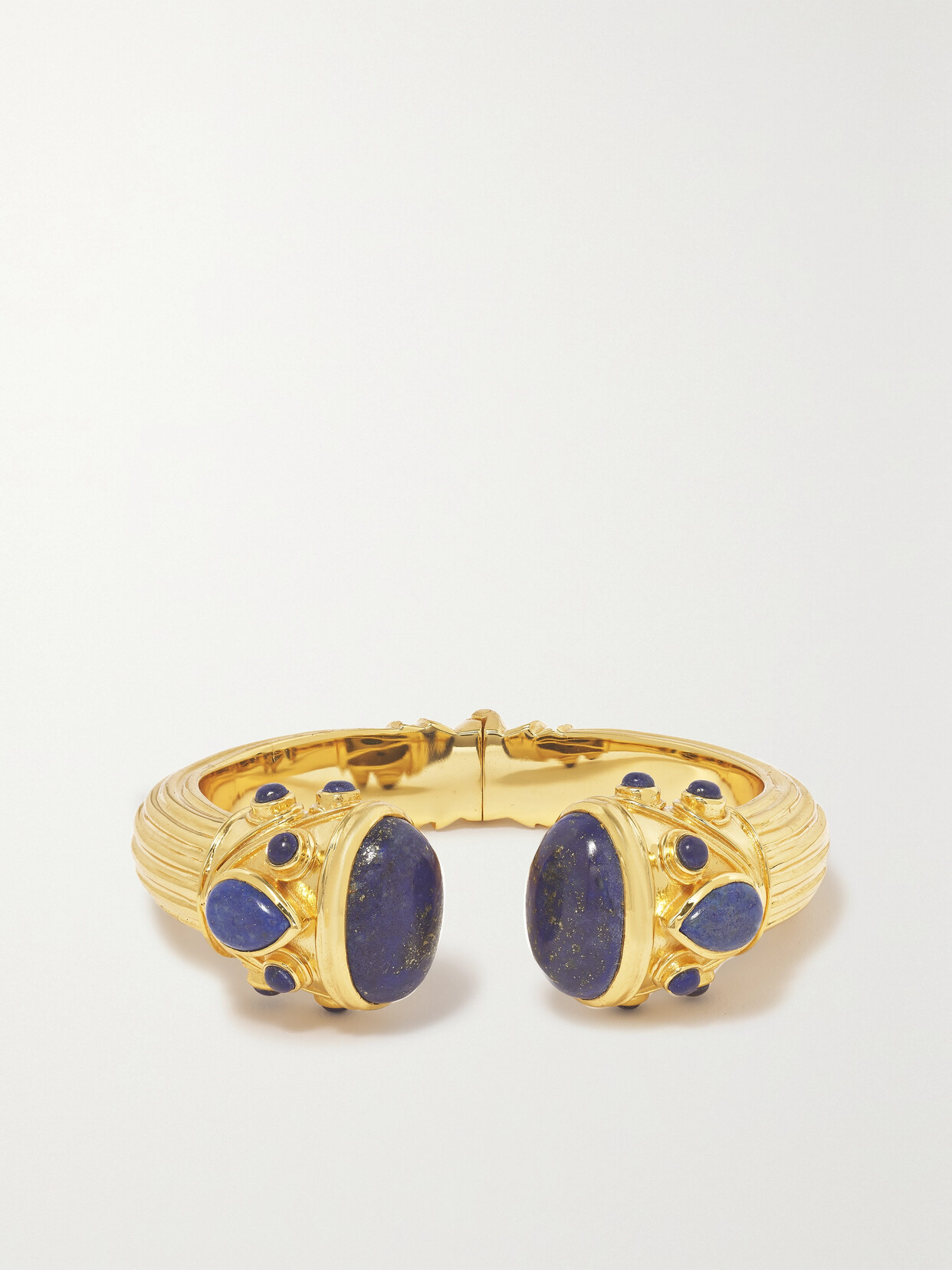 Amrapali London - Gold-plated Lapis Lazuli Cuff - M