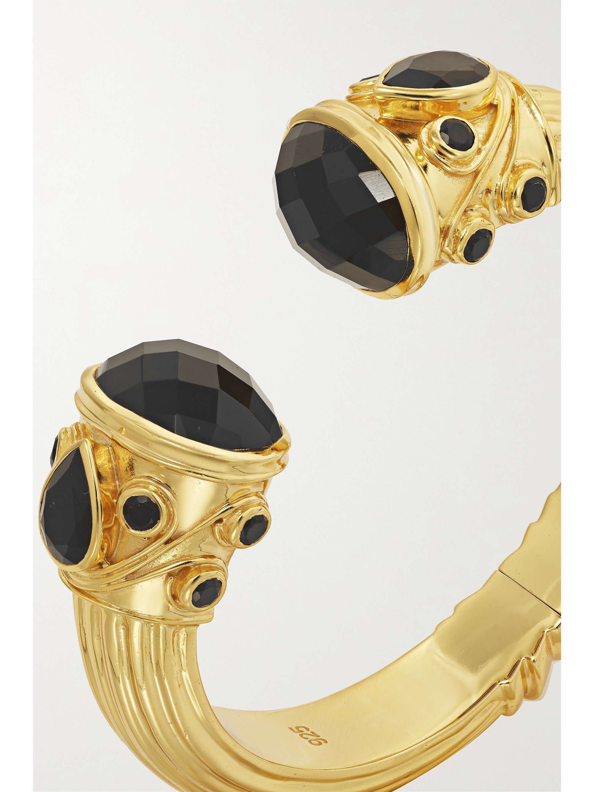 AMRAPALI LONDON Gold-plated onyx cuff
