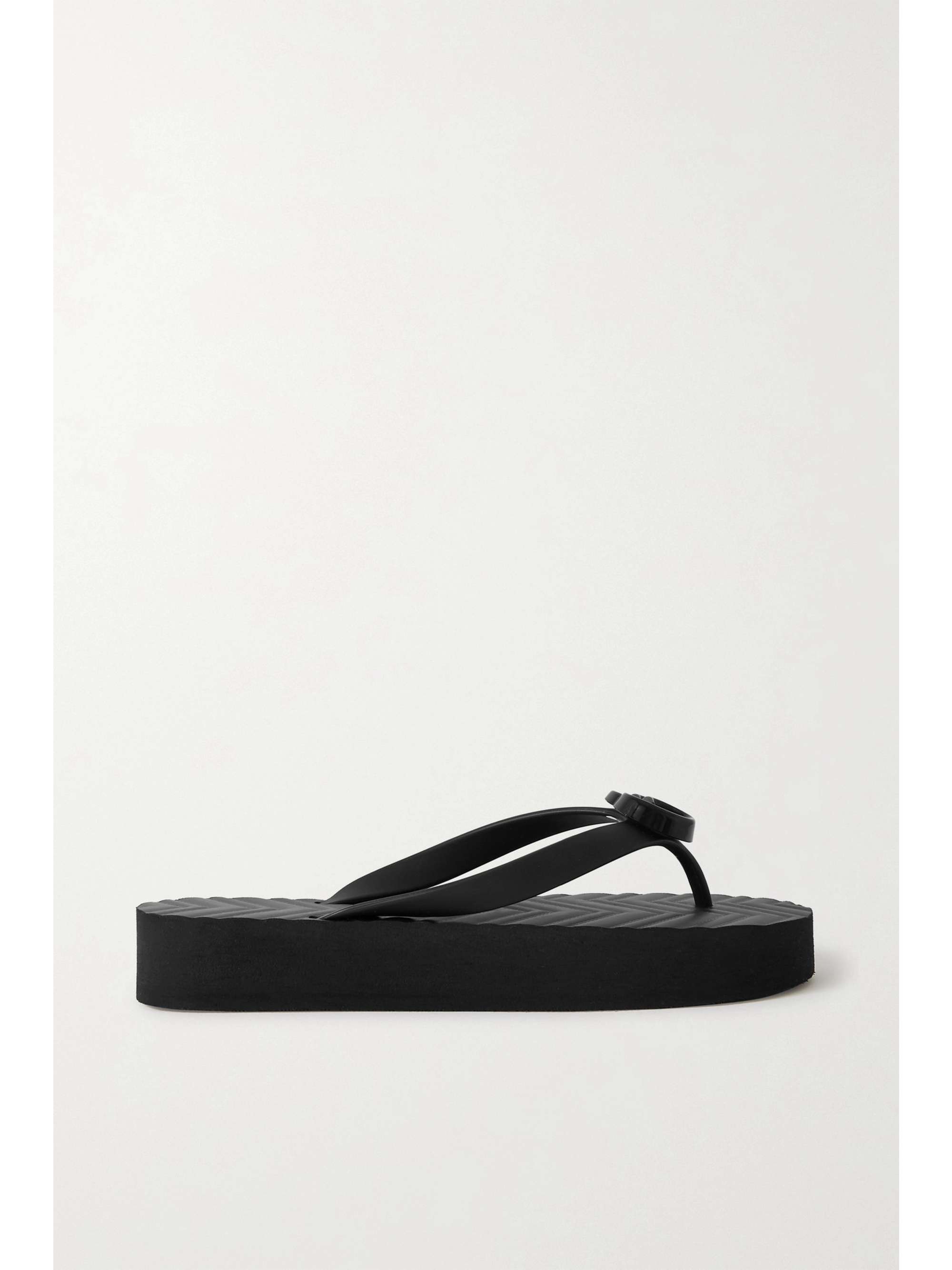 Black Pascar logo-embellished rubber 