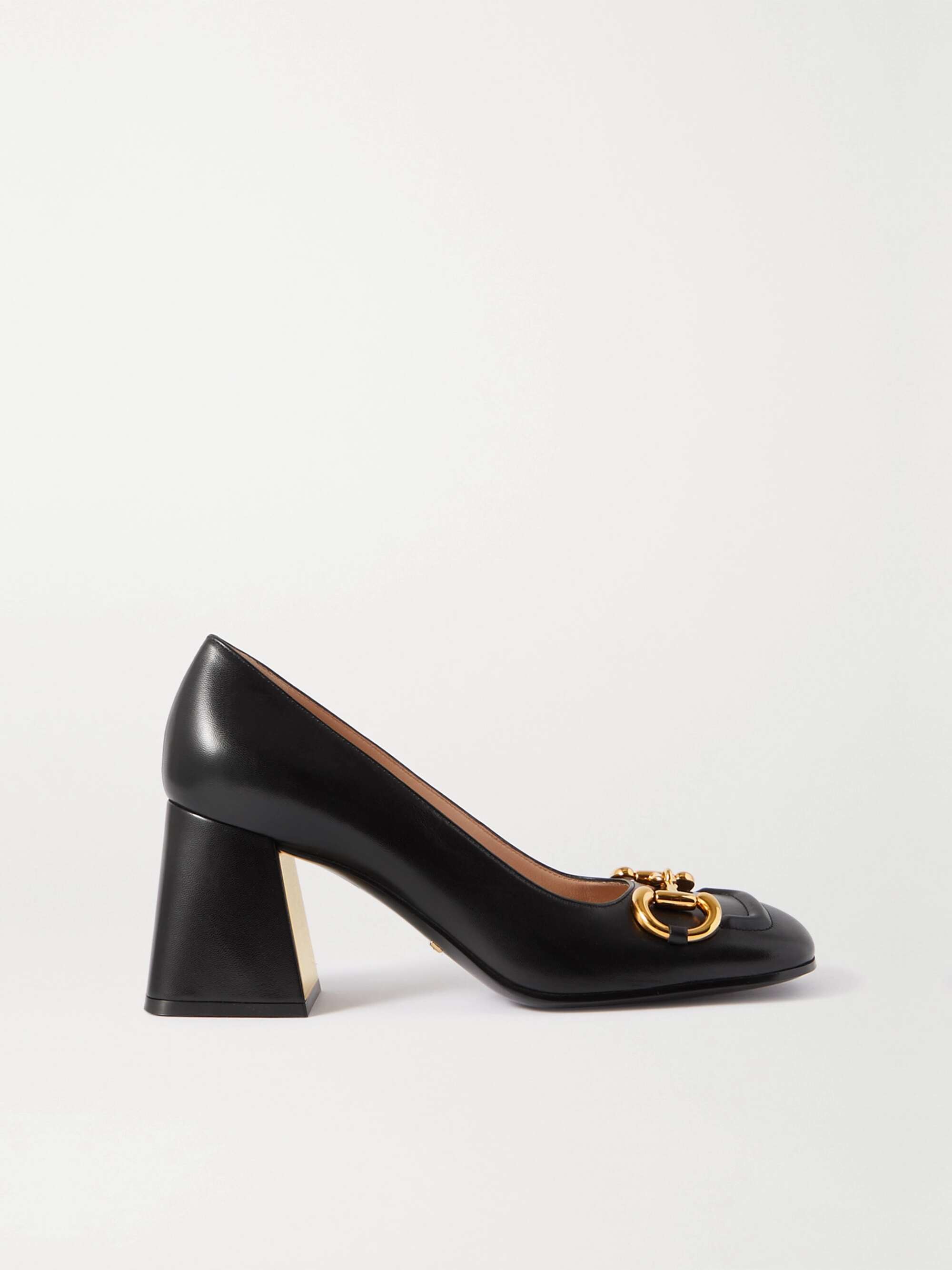 net-a-porter.com | Horsebit-detailed leather pumps
