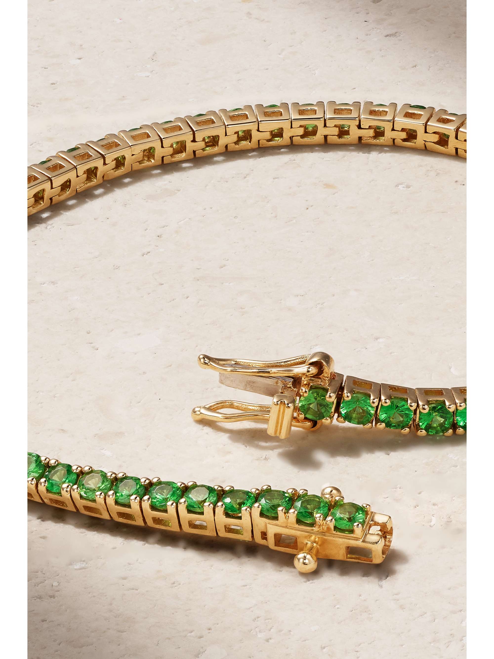 ROXANNE FIRST 14-karat gold tsavorite bracelet