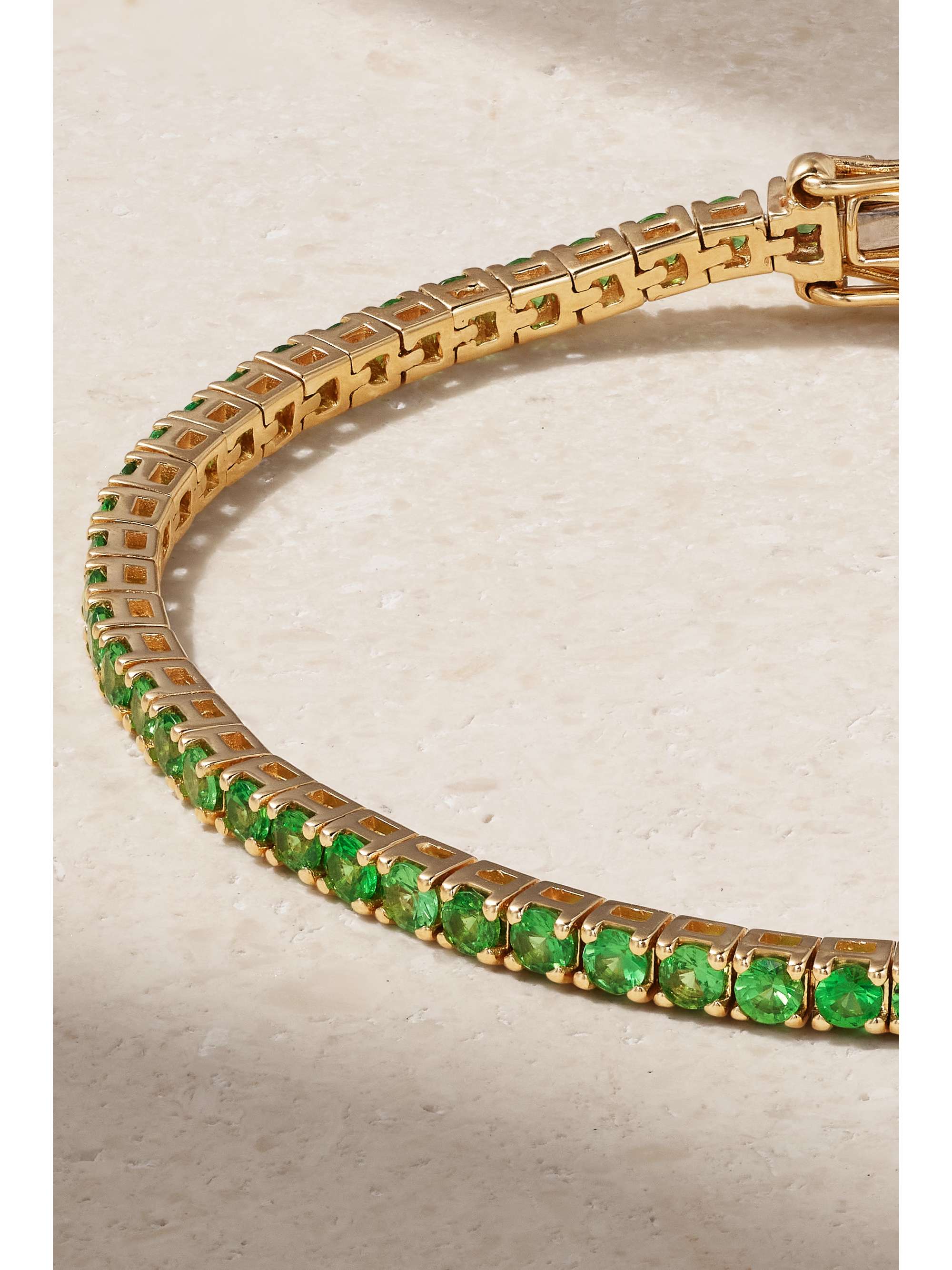 ROXANNE FIRST 14-karat gold tsavorite bracelet