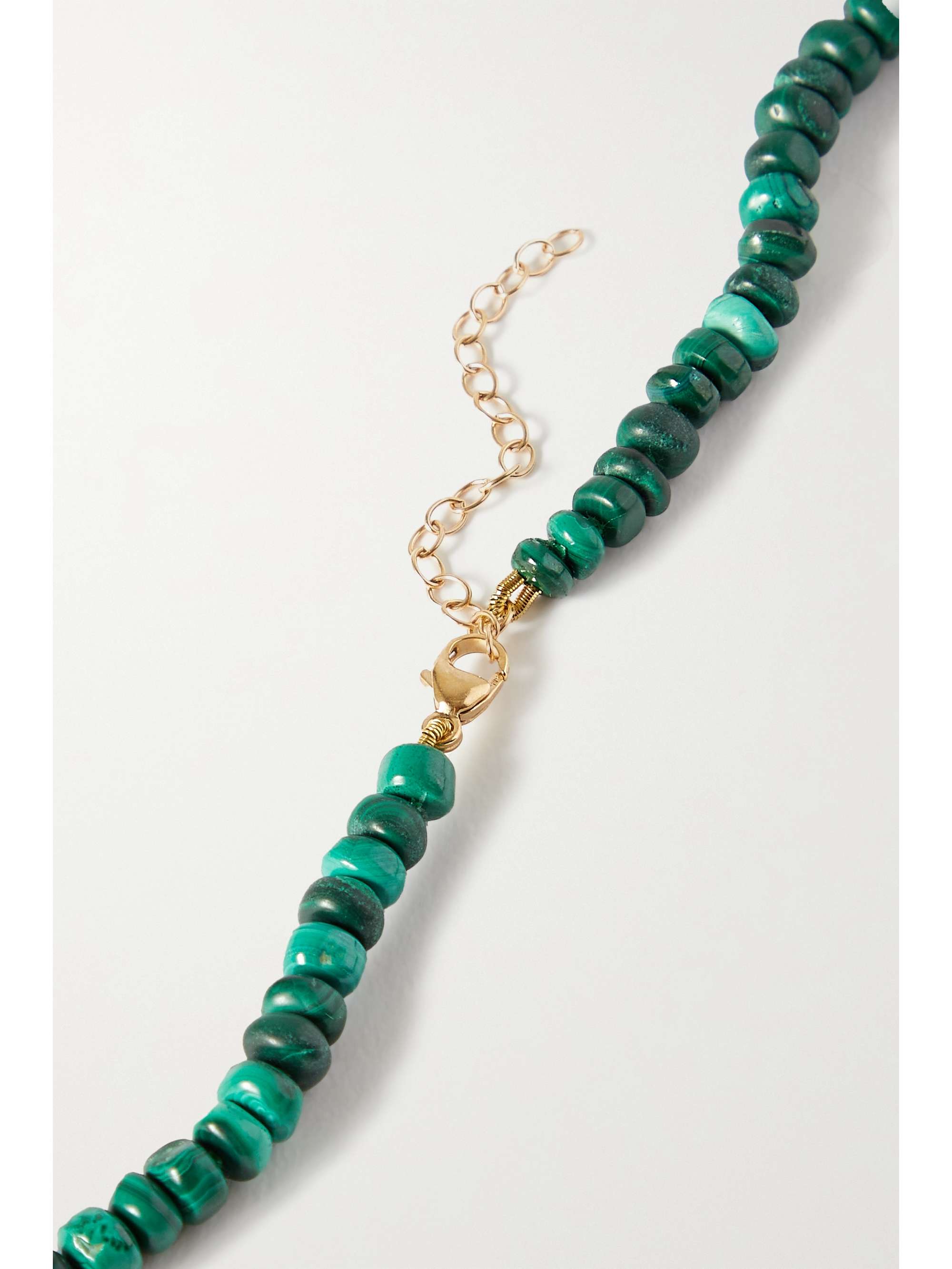 JIA JIA Gold, malachite and quartz necklace