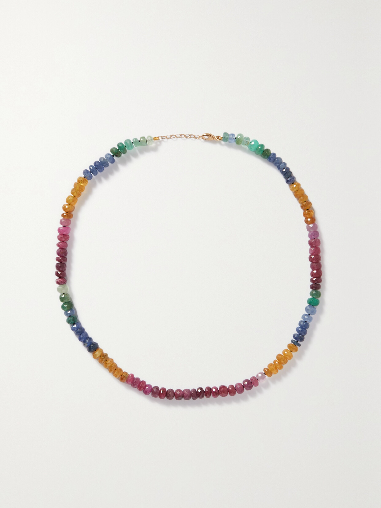 JIA JIA - Gold Sapphire Necklace - Blue