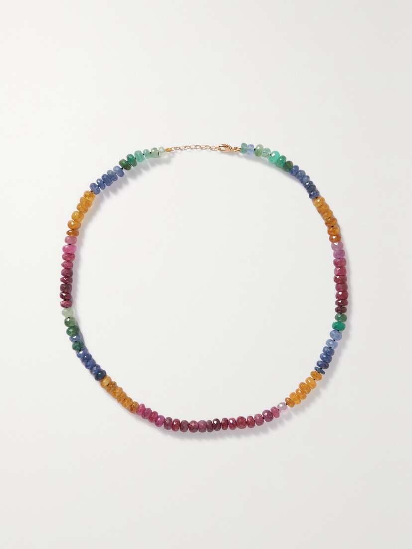 JIA JIA Gold Sapphire Necklace