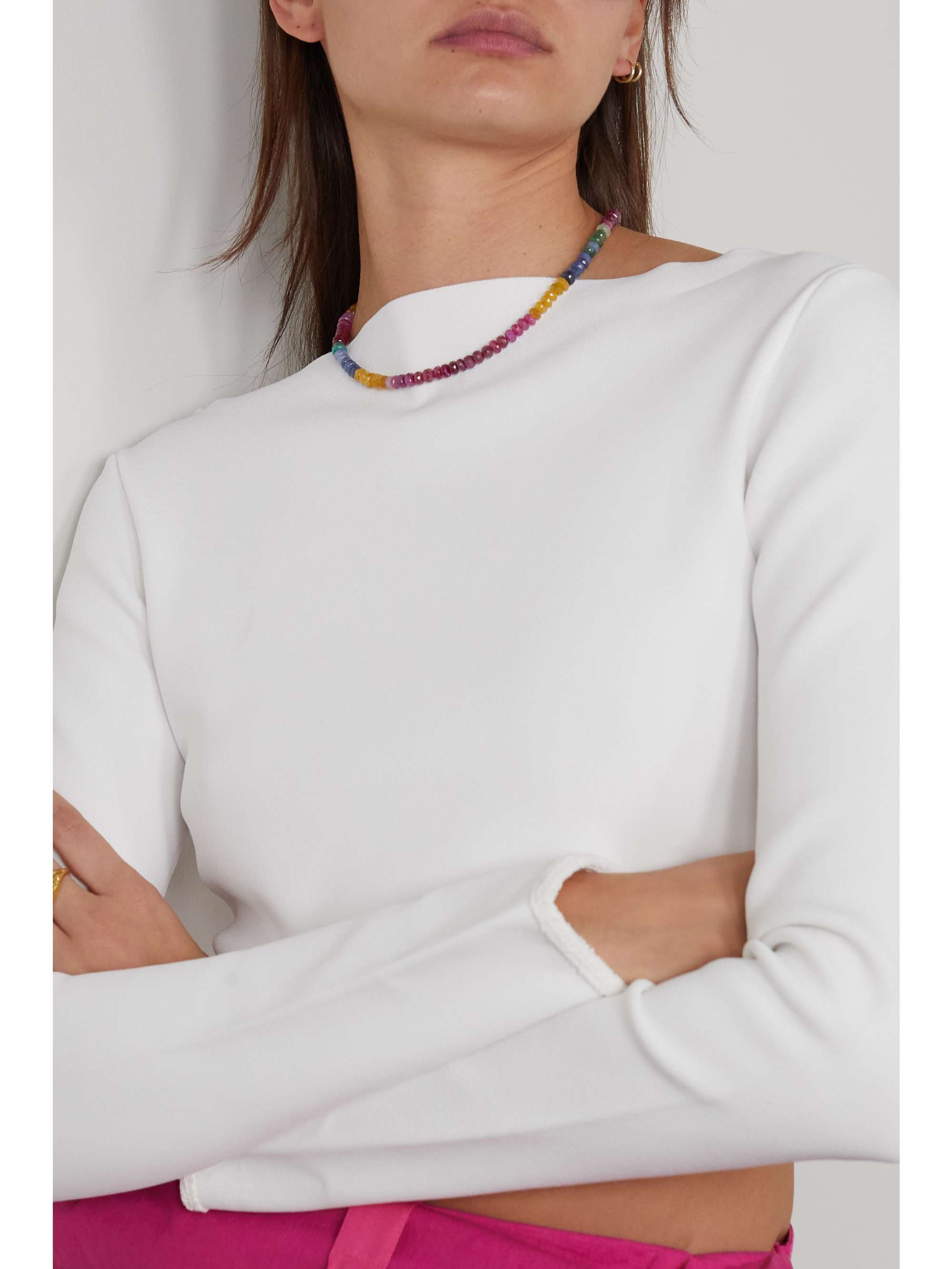 JIA JIA Gold sapphire necklace