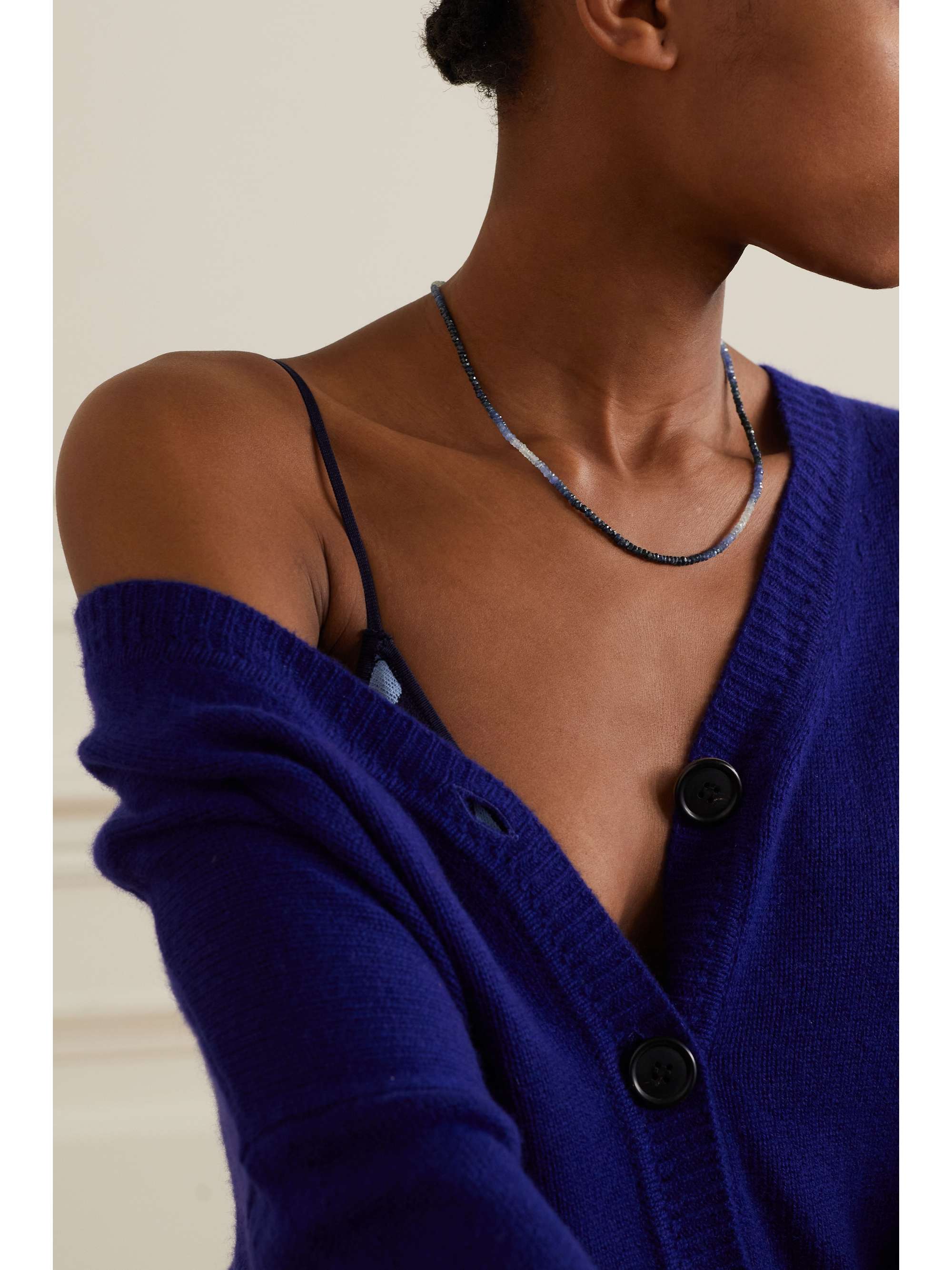 JIA JIA Gold sapphire necklace