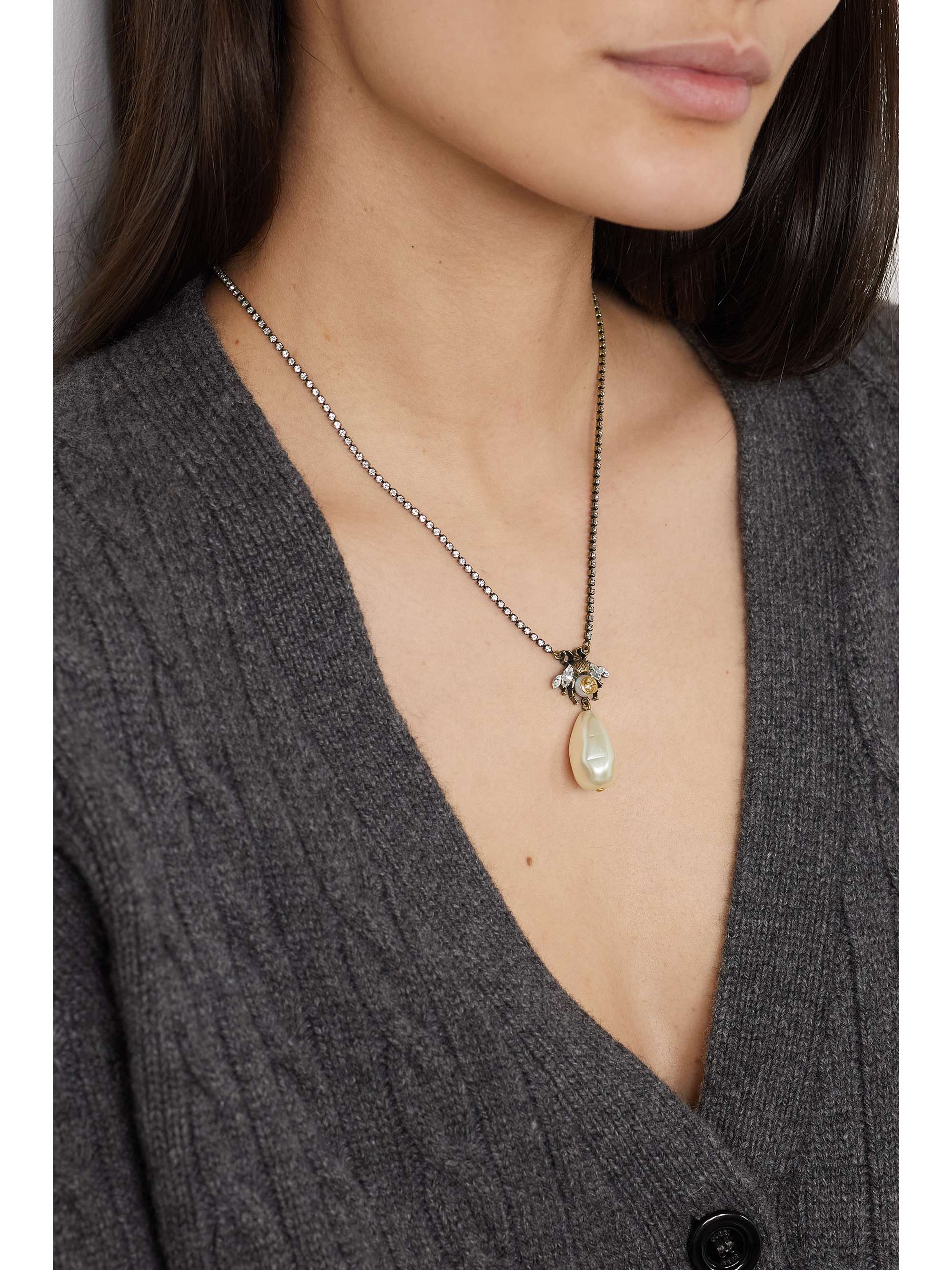 Gucci pearl necklace Outlet