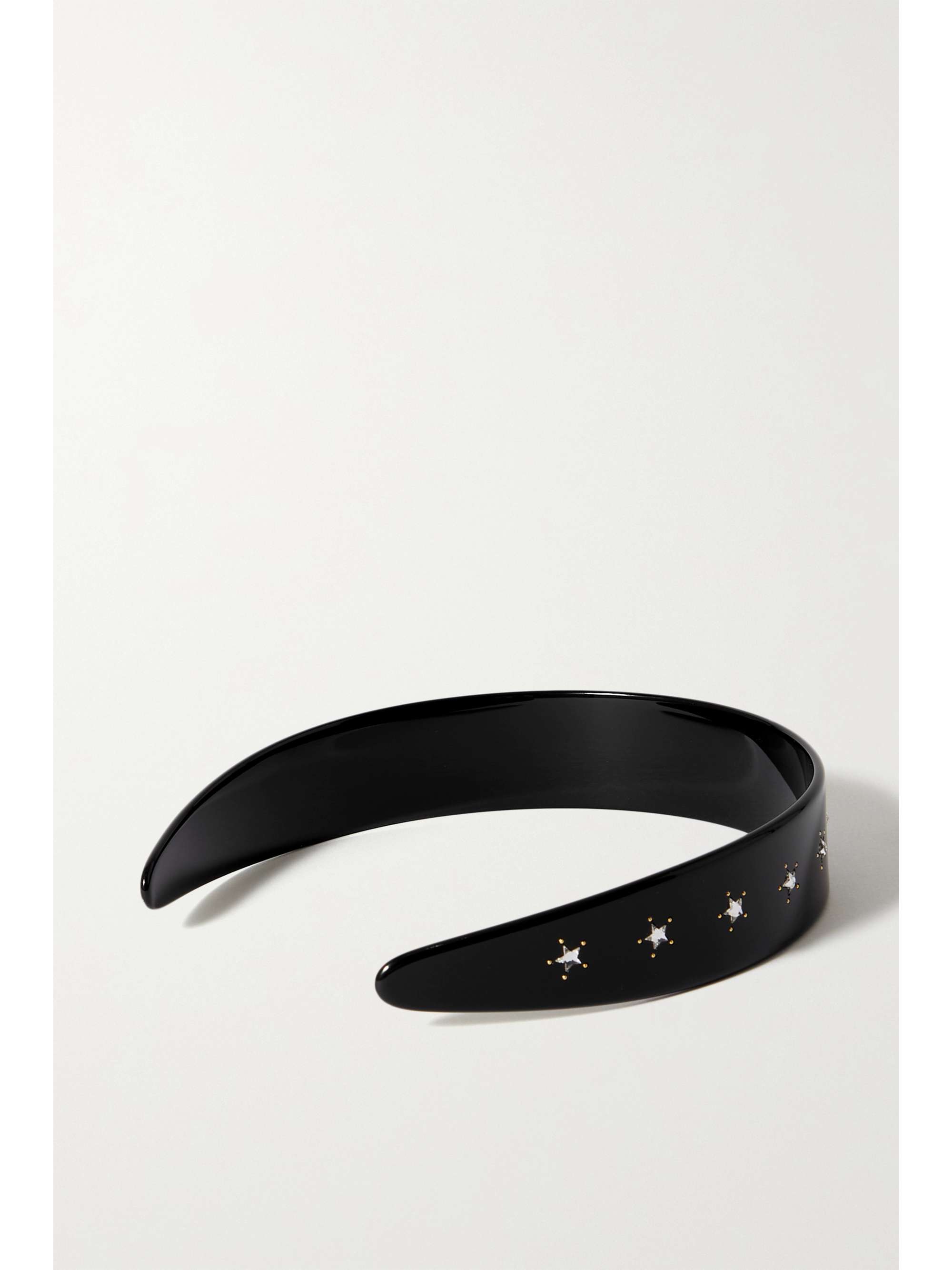 GUCCI Haarreif aus Harz mit Kristallen