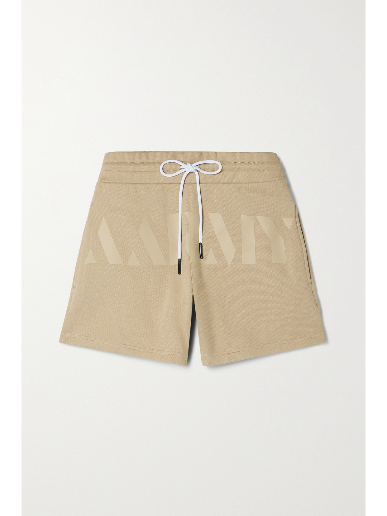 Aarmy Point Guard Cotton-jersey Shorts In Neutrals