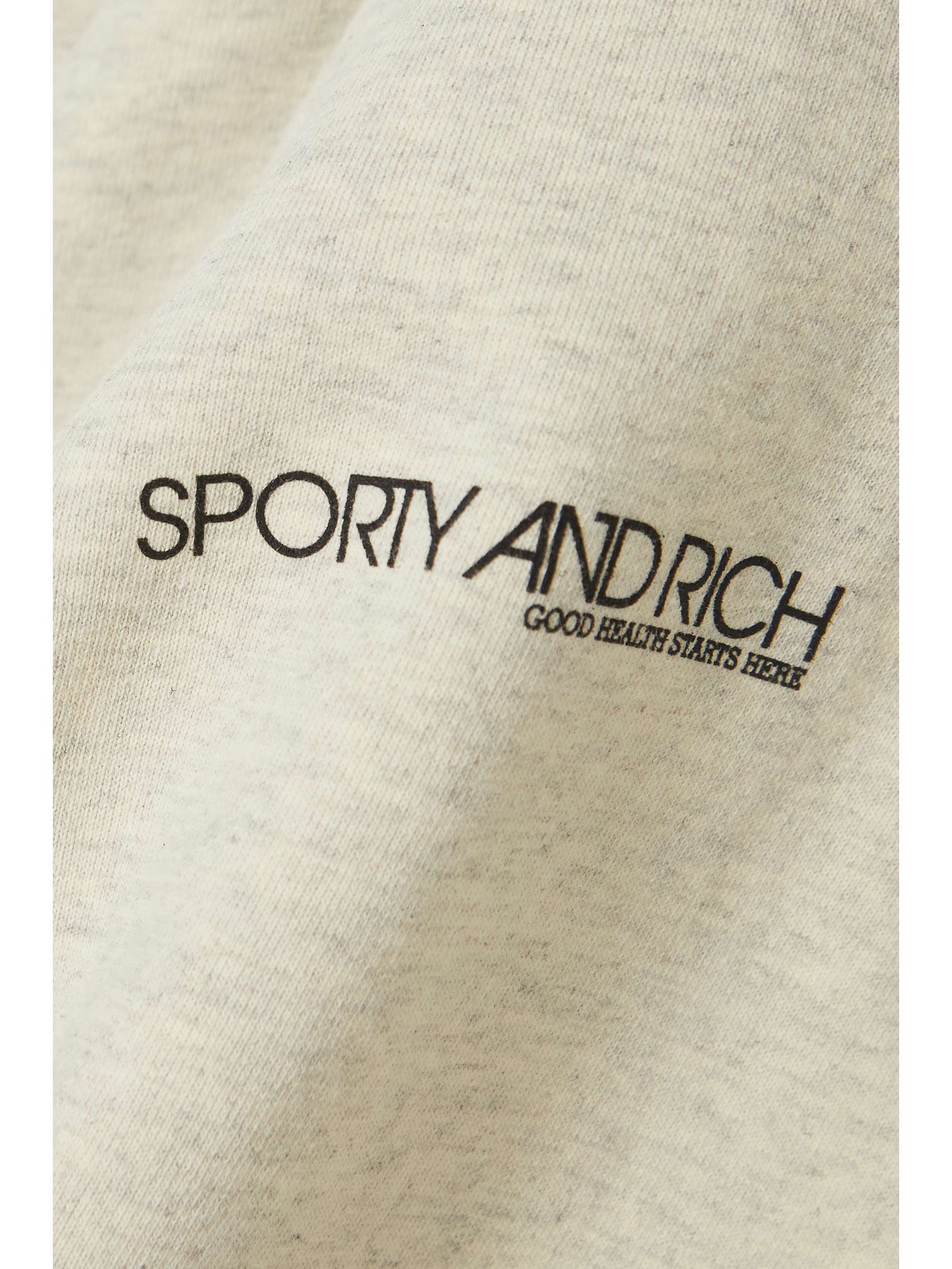 SPORTY & RICH Disco cotton-blend jersey sweatpants