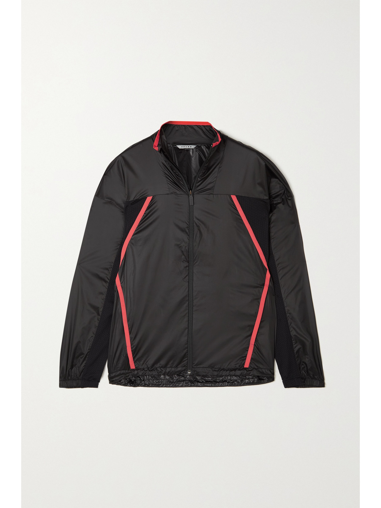 FALKE Ergonomic Sport System - Grosgrain-trimmed Shell And Mesh Jacket - Black 22 Awaiting product image
