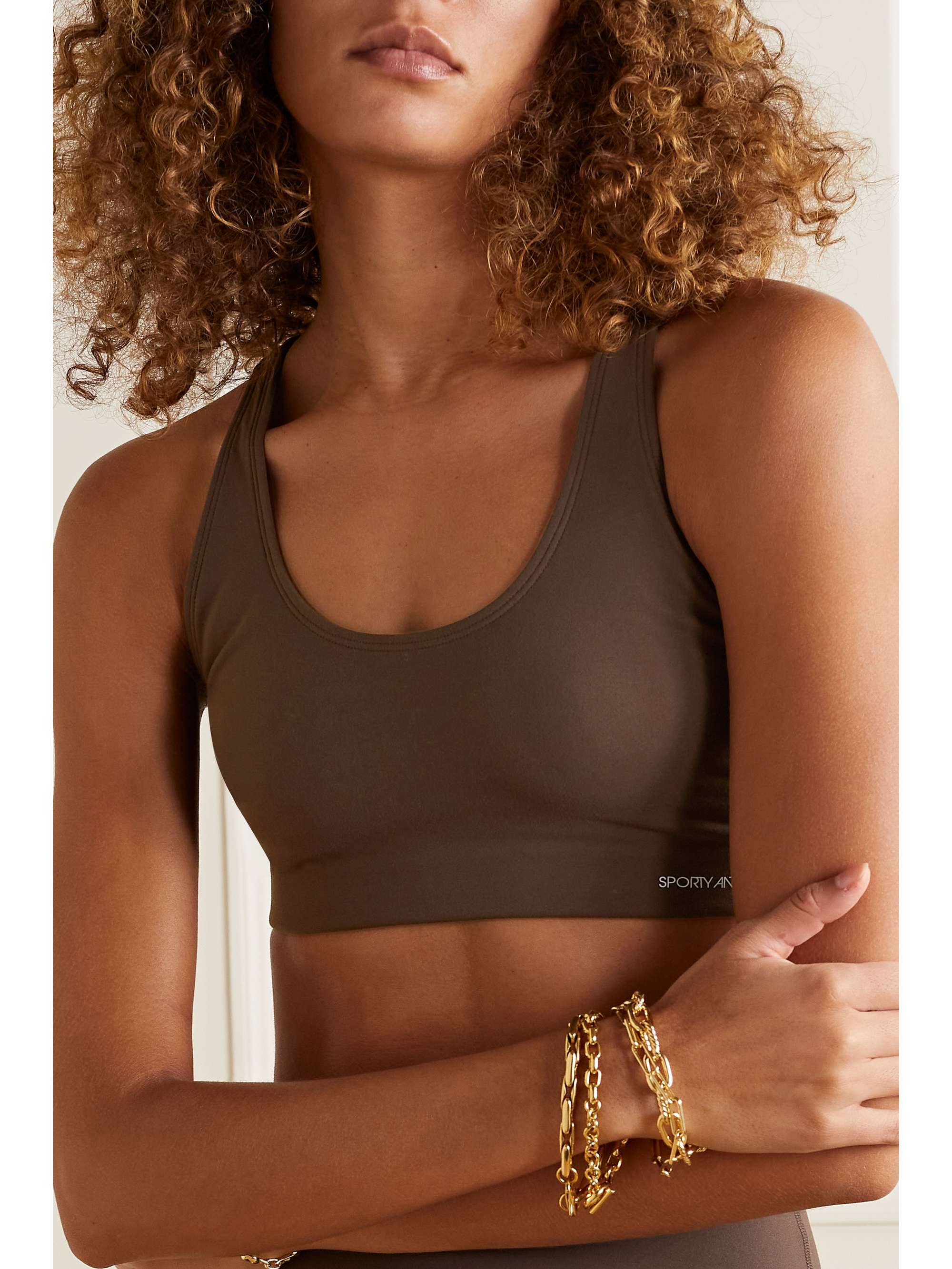 SPORTY & RICH Stretch sports bra