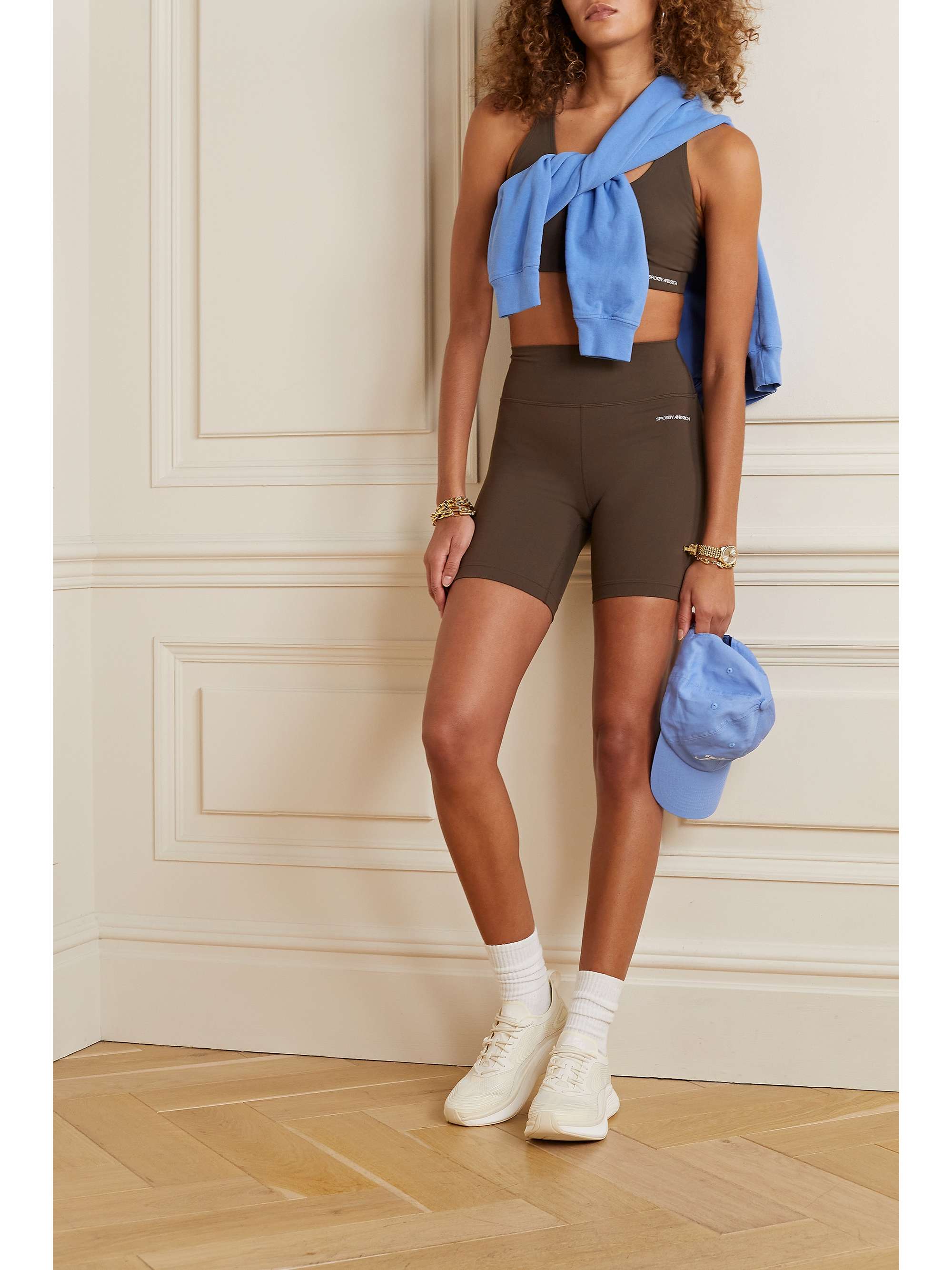 SPORTY & RICH Stretch sports bra