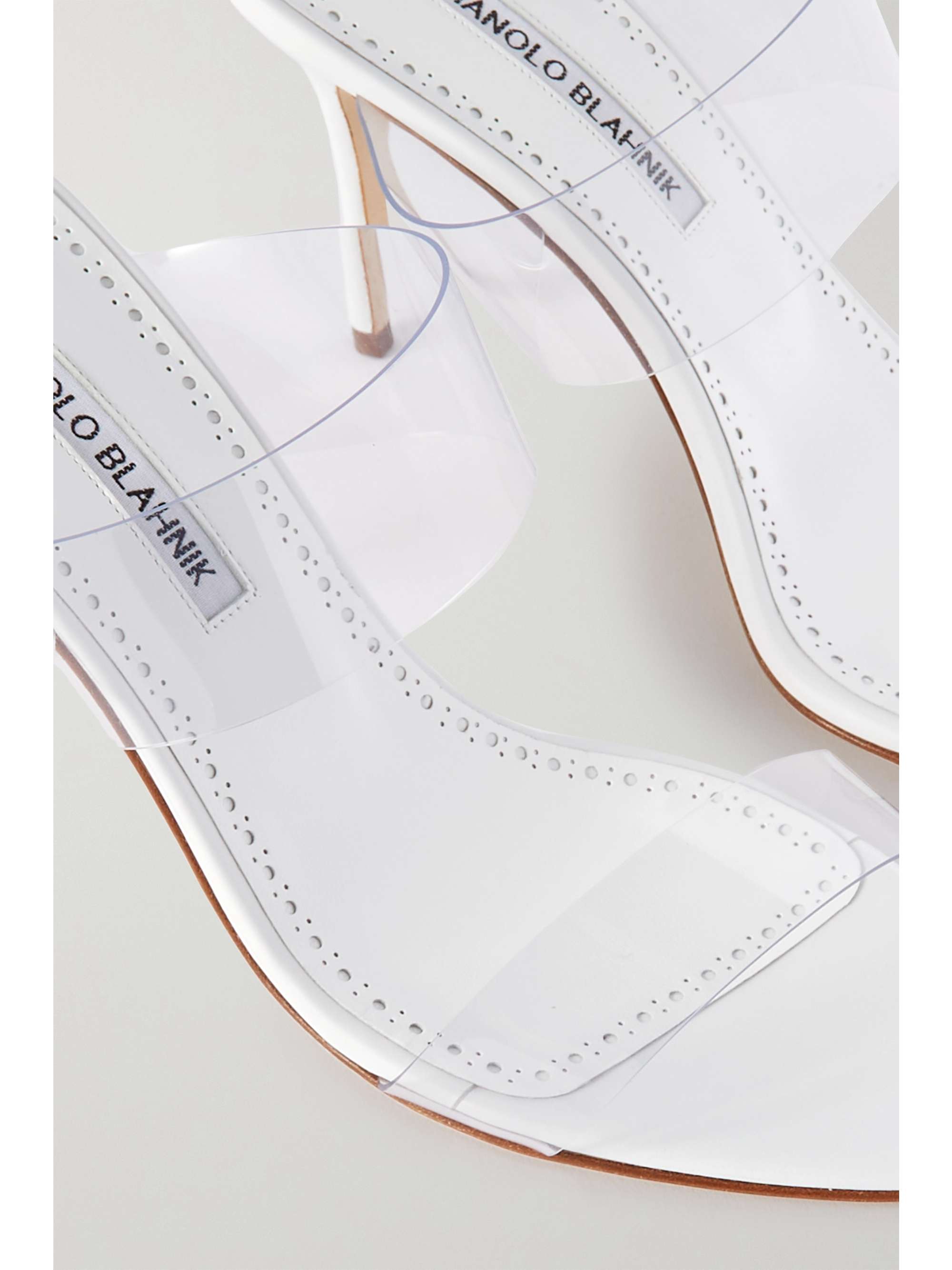 MANOLO BLAHNIK Scolto 90 PVC mules