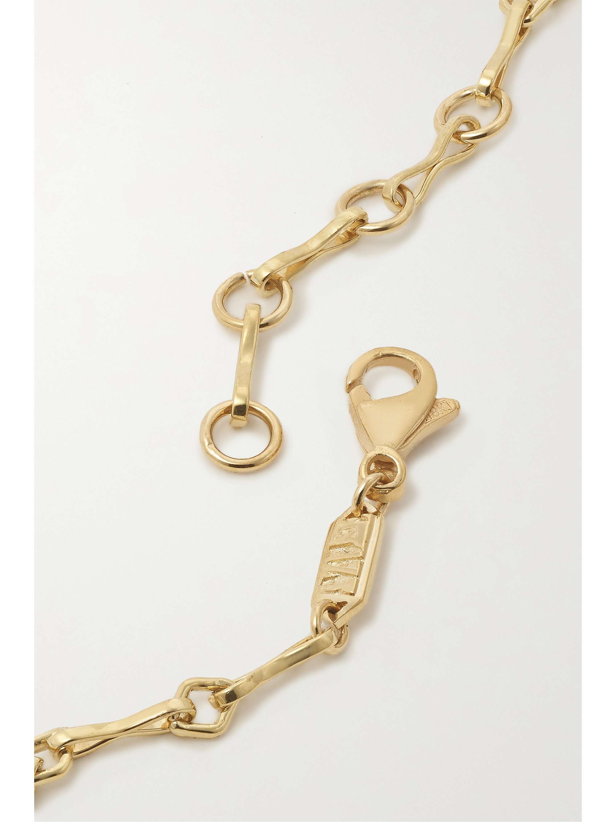 AZLEE Elefante 18-karat gold diamond bracelet
