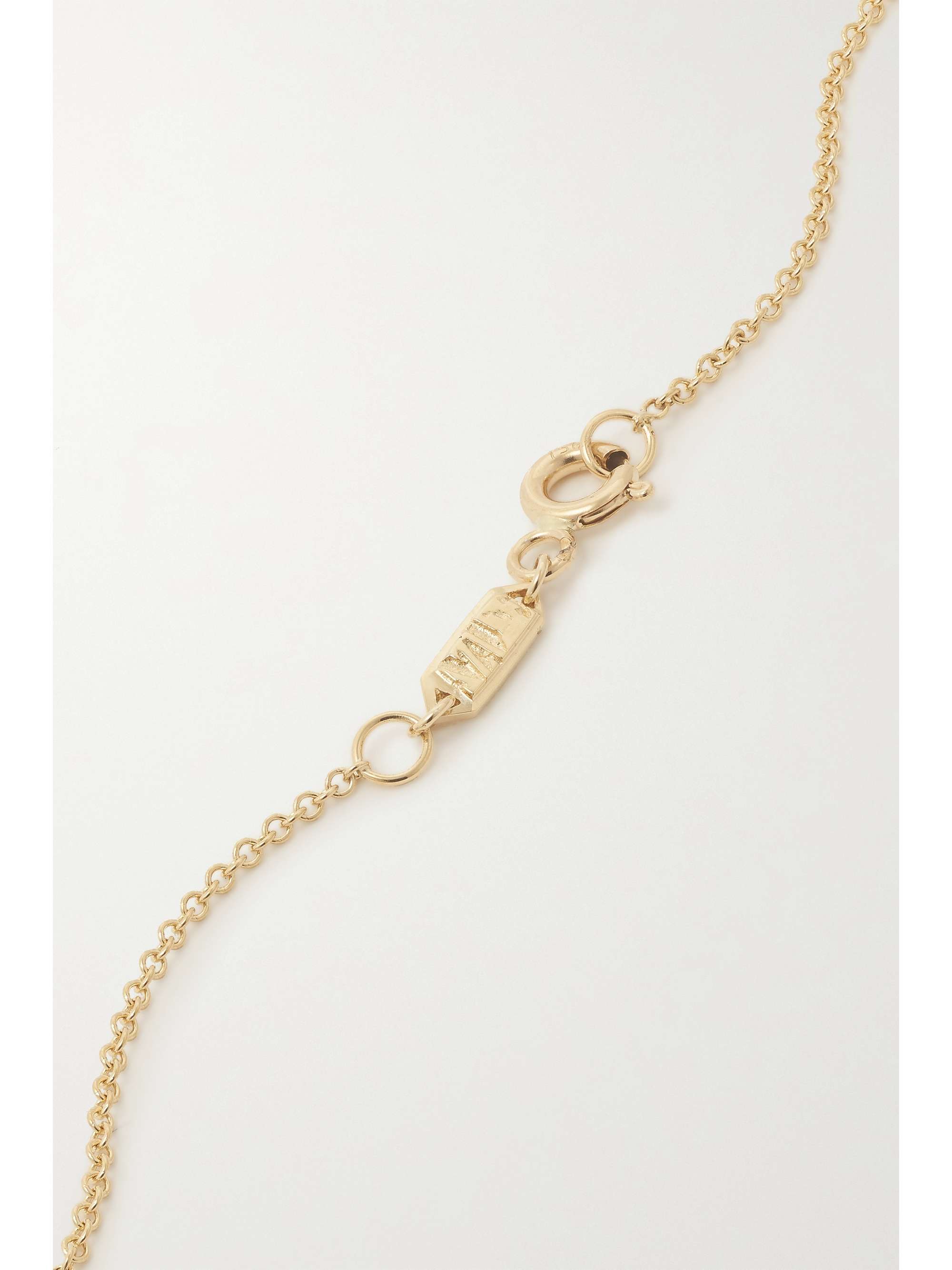 AZLEE Petite Animal Kingdom 18-karat gold diamond necklace