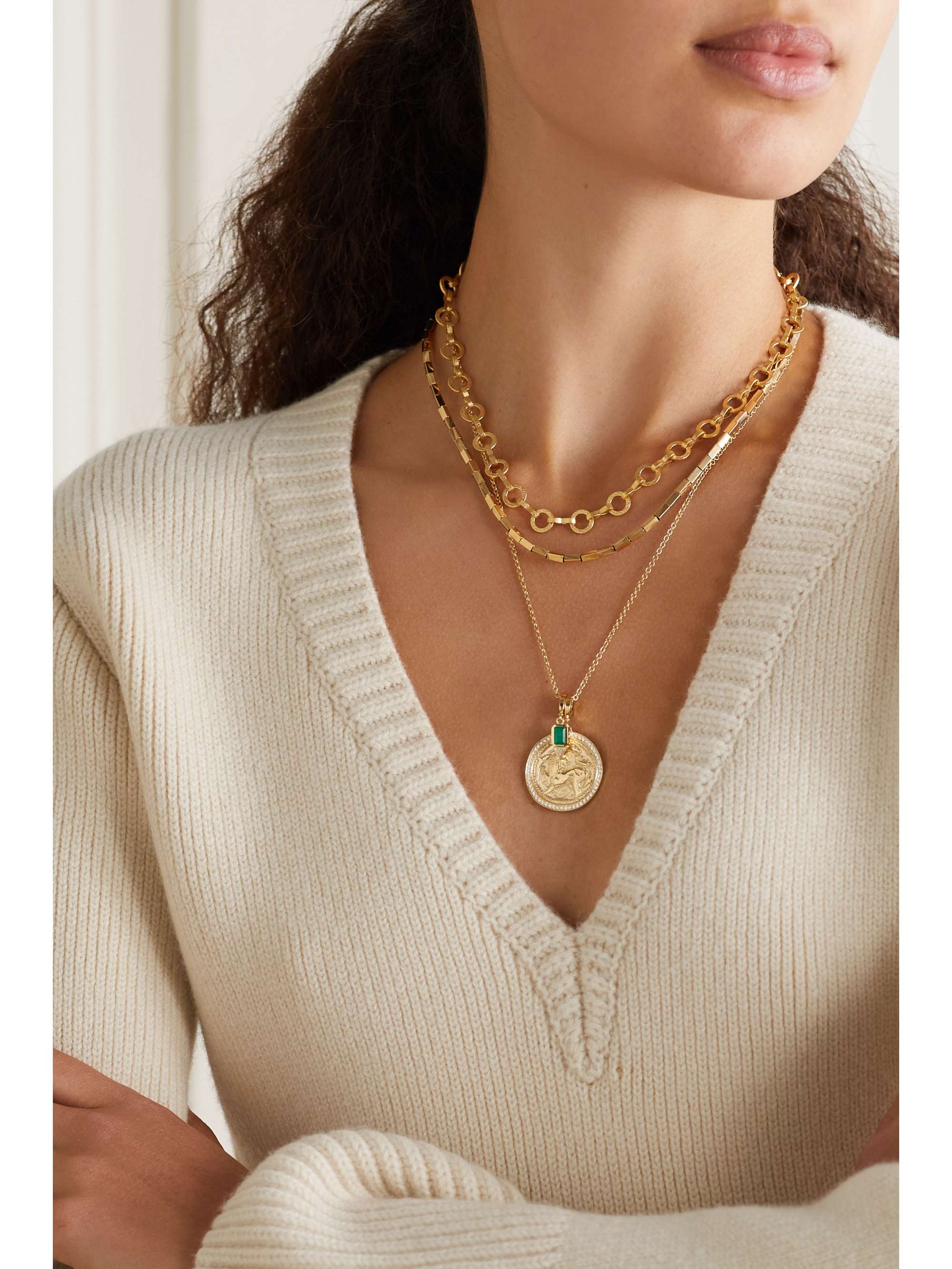 AZLEE 18-karat gold necklace