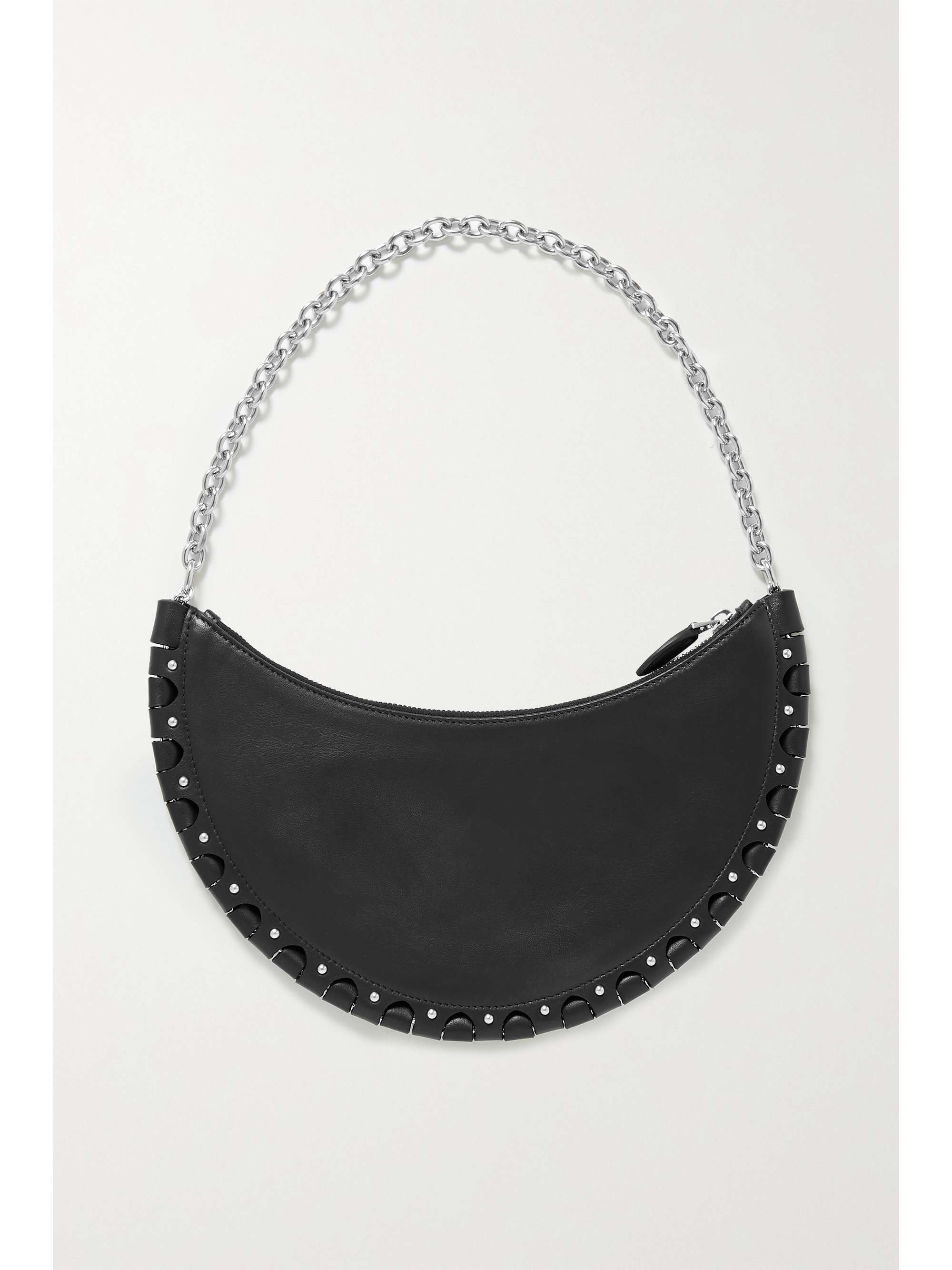 ALAÏA Demi Lune leopard-print calf hair shoulder bag