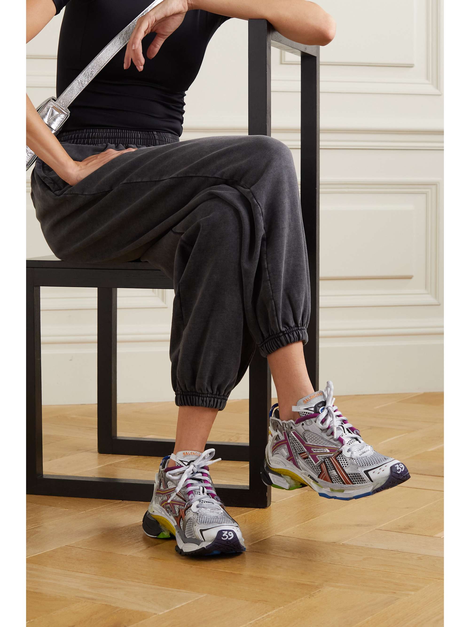 Kritisk Samuel milits BALENCIAGA Runner rubber-trimmed mesh and nylon sneakers | NET-A-PORTER